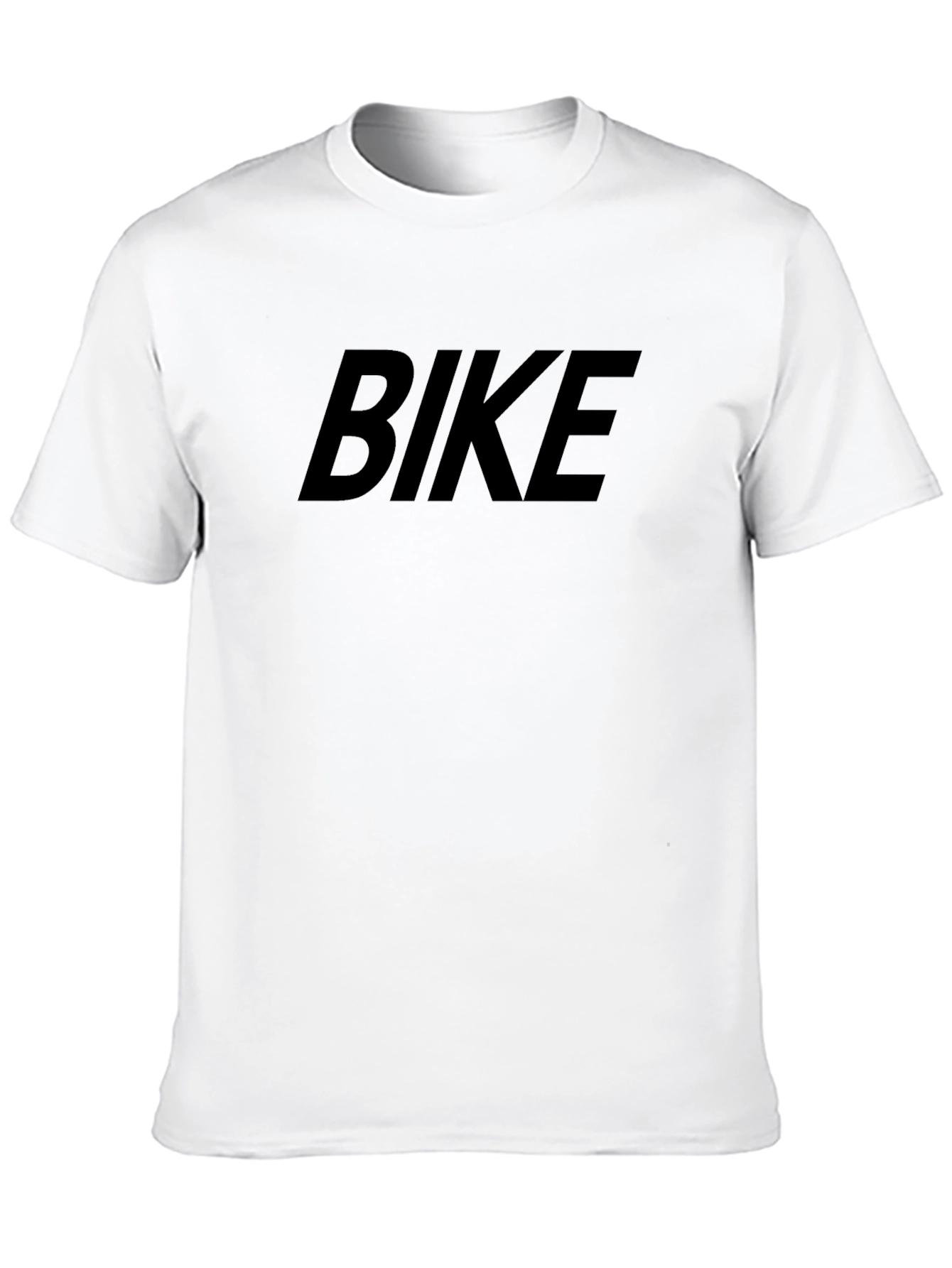 Black BIKE Graphic Tee - Casual Style