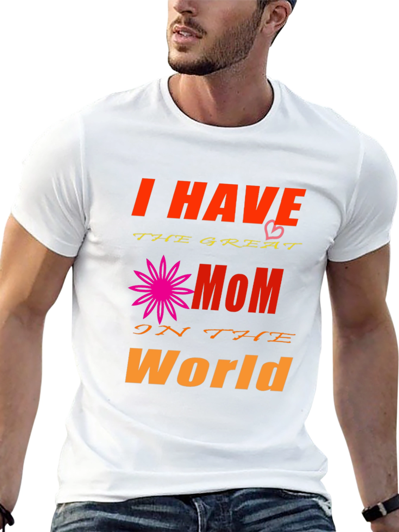 I Have The Greatest Mom T-Shirt - Black