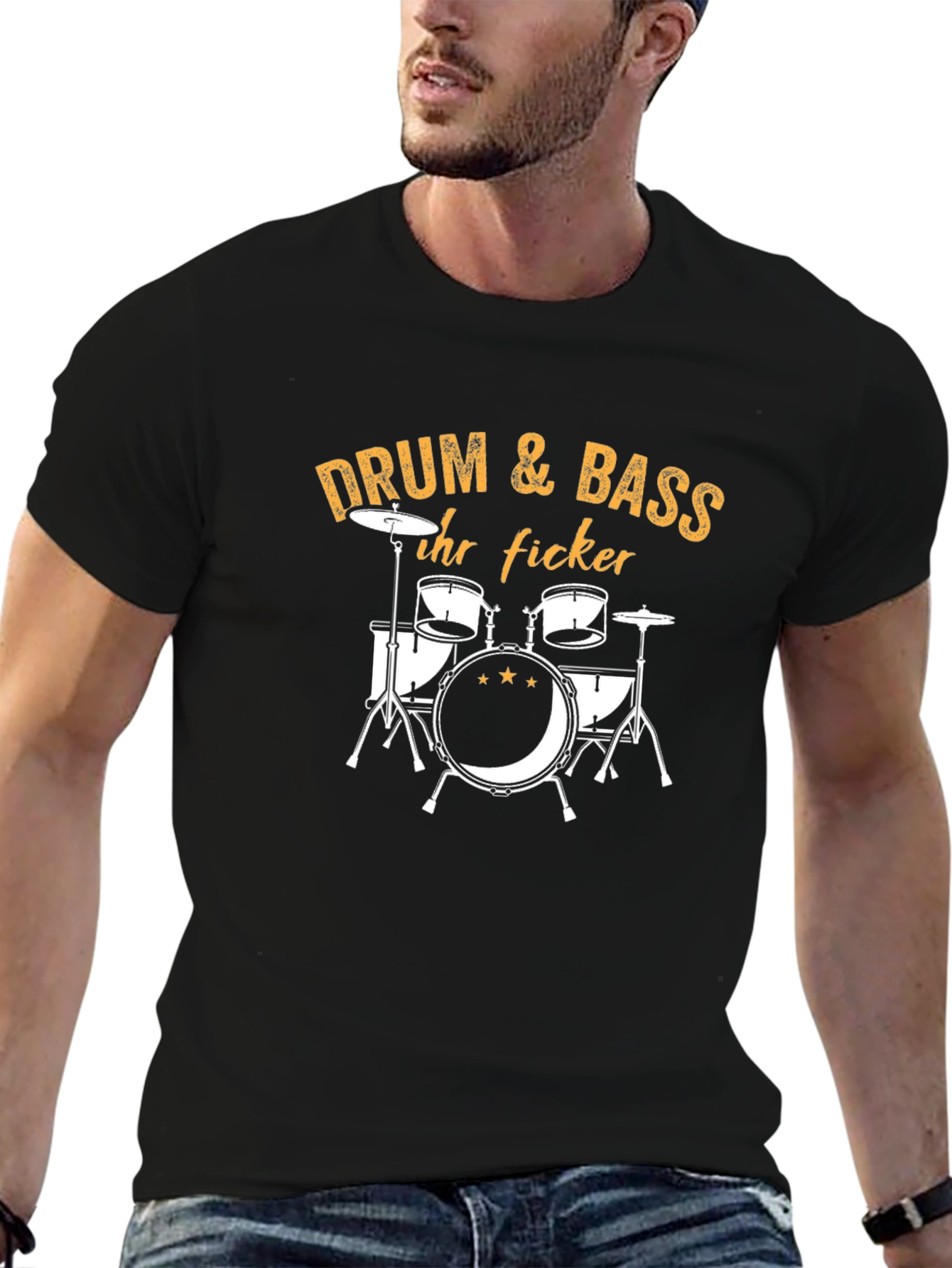 Drum & Bass Funny Graphic Tee