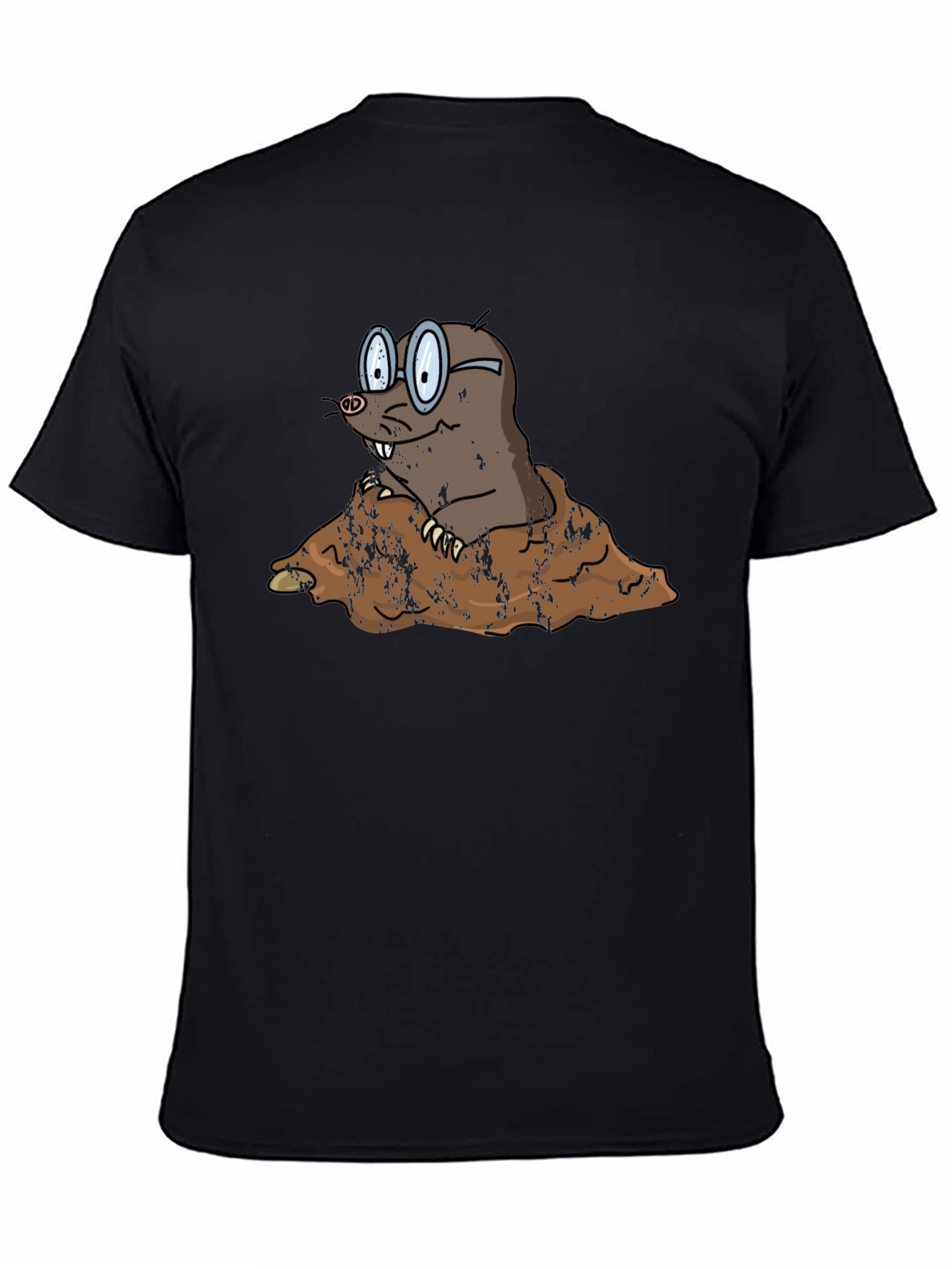 Mole Cartoon Graphic T-Shirt
