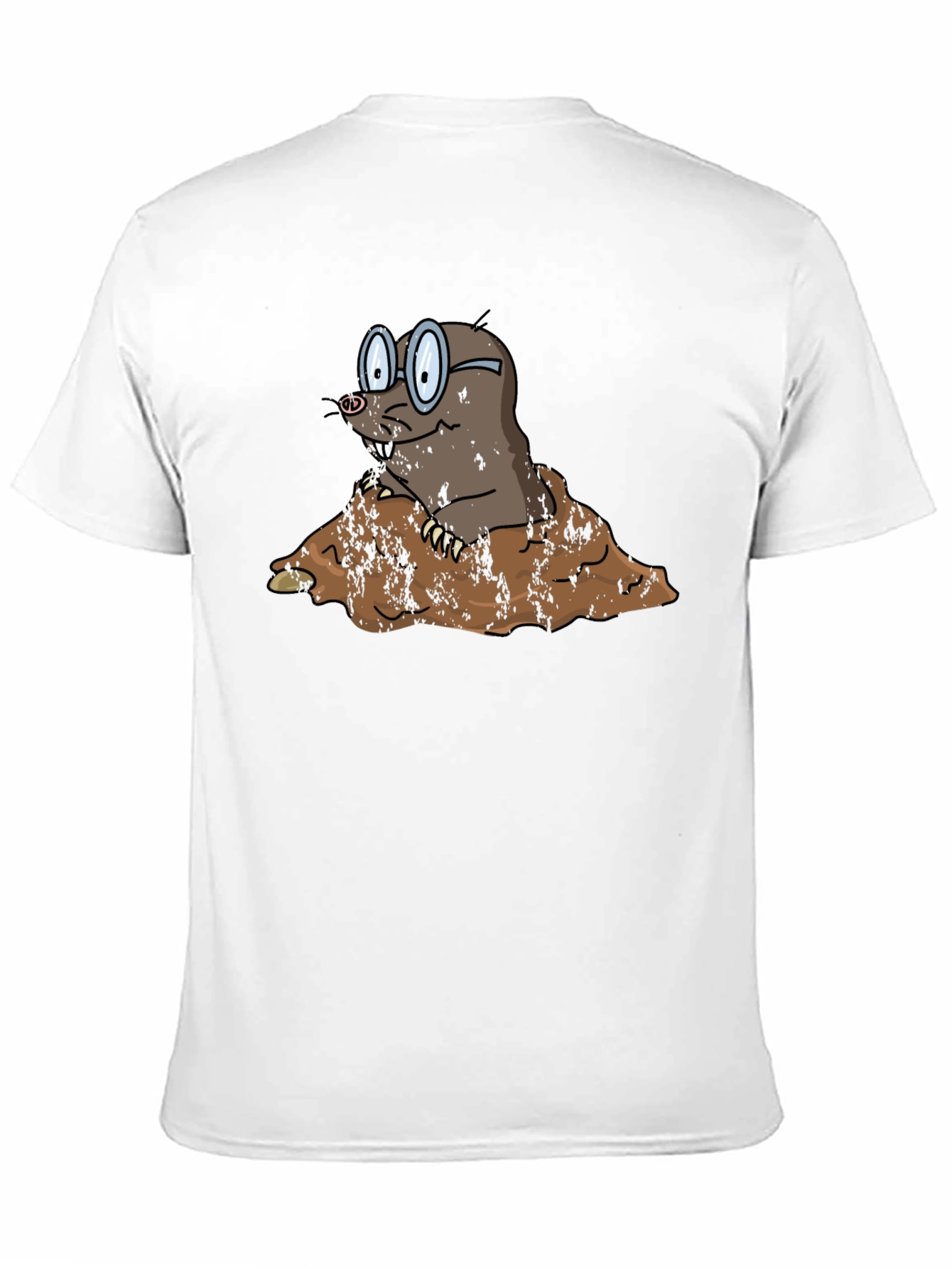 Mole Cartoon Graphic T-Shirt