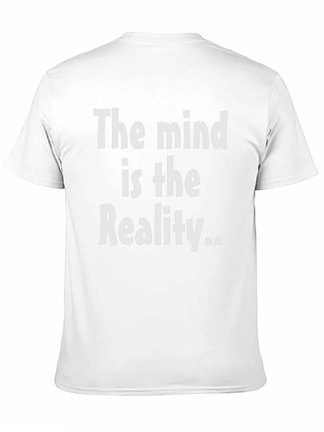 Mind is Reality Black Graphic T-Shirt