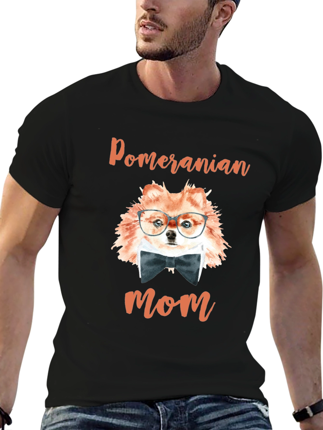 Pomeranian Mom T-Shirt Cute Dog Lover Tee
