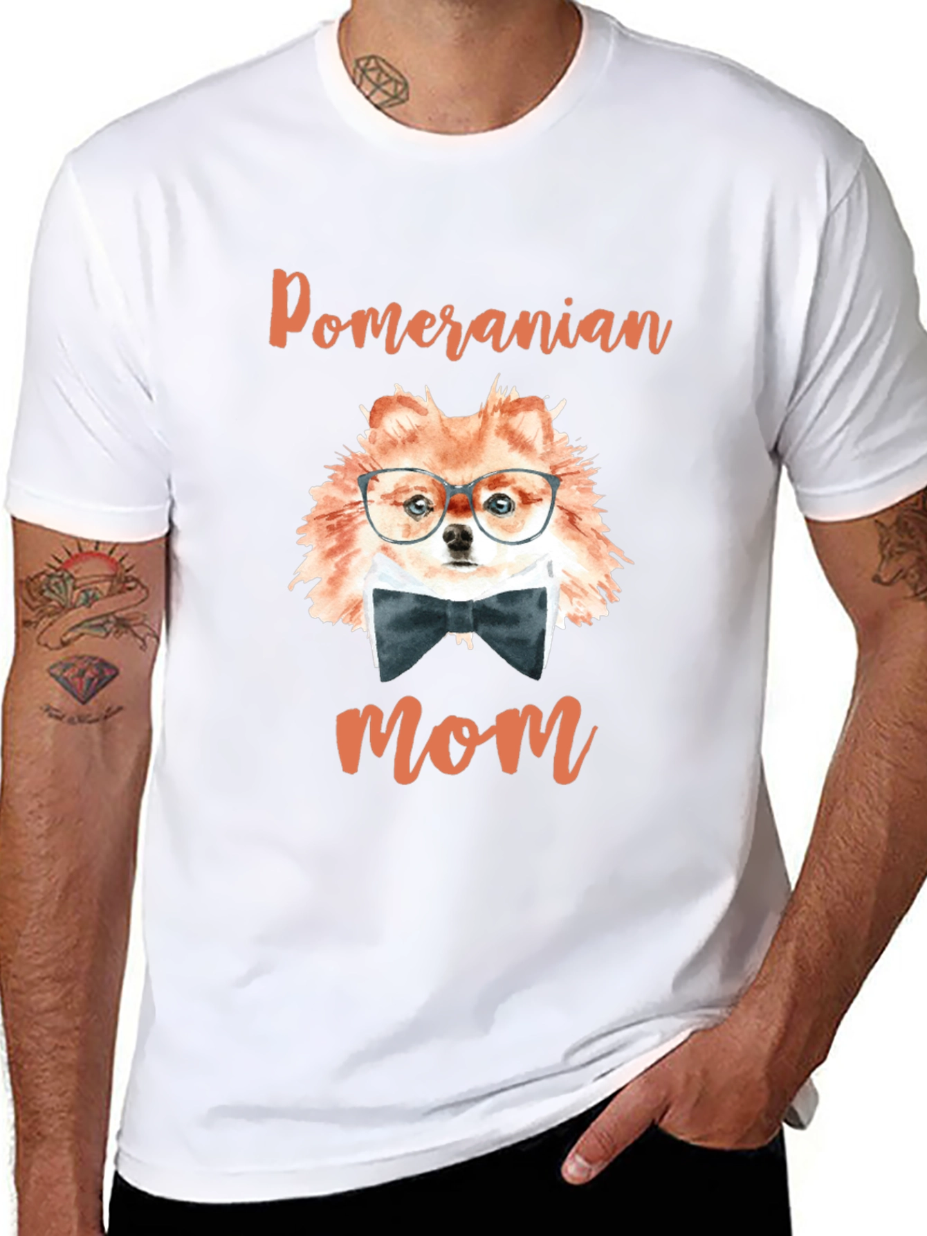 Pomeranian Mom T-Shirt Cute Dog Lover Tee