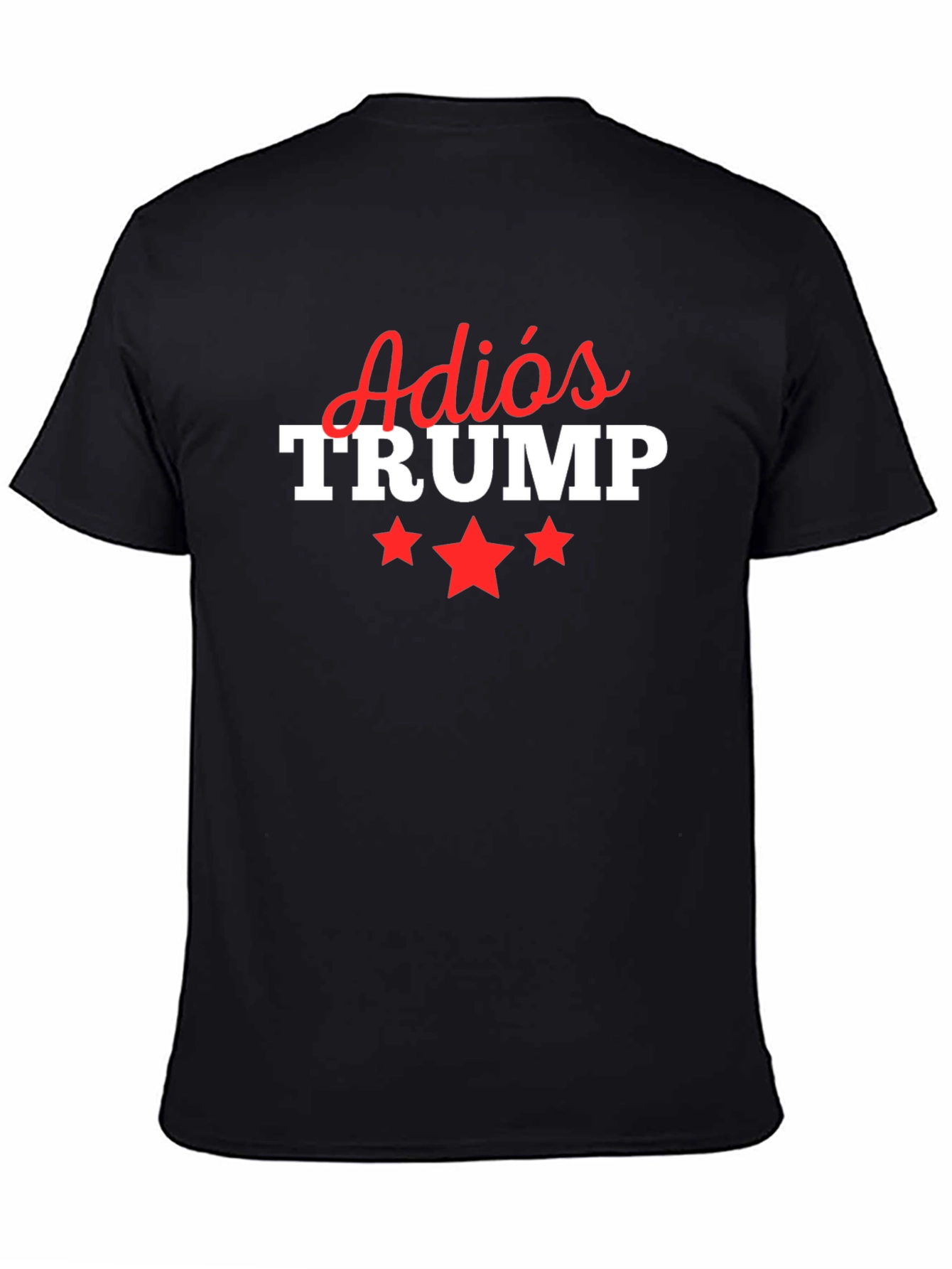 Adios Trump Graphic Tee Anti-Trump Political Statement Shirt