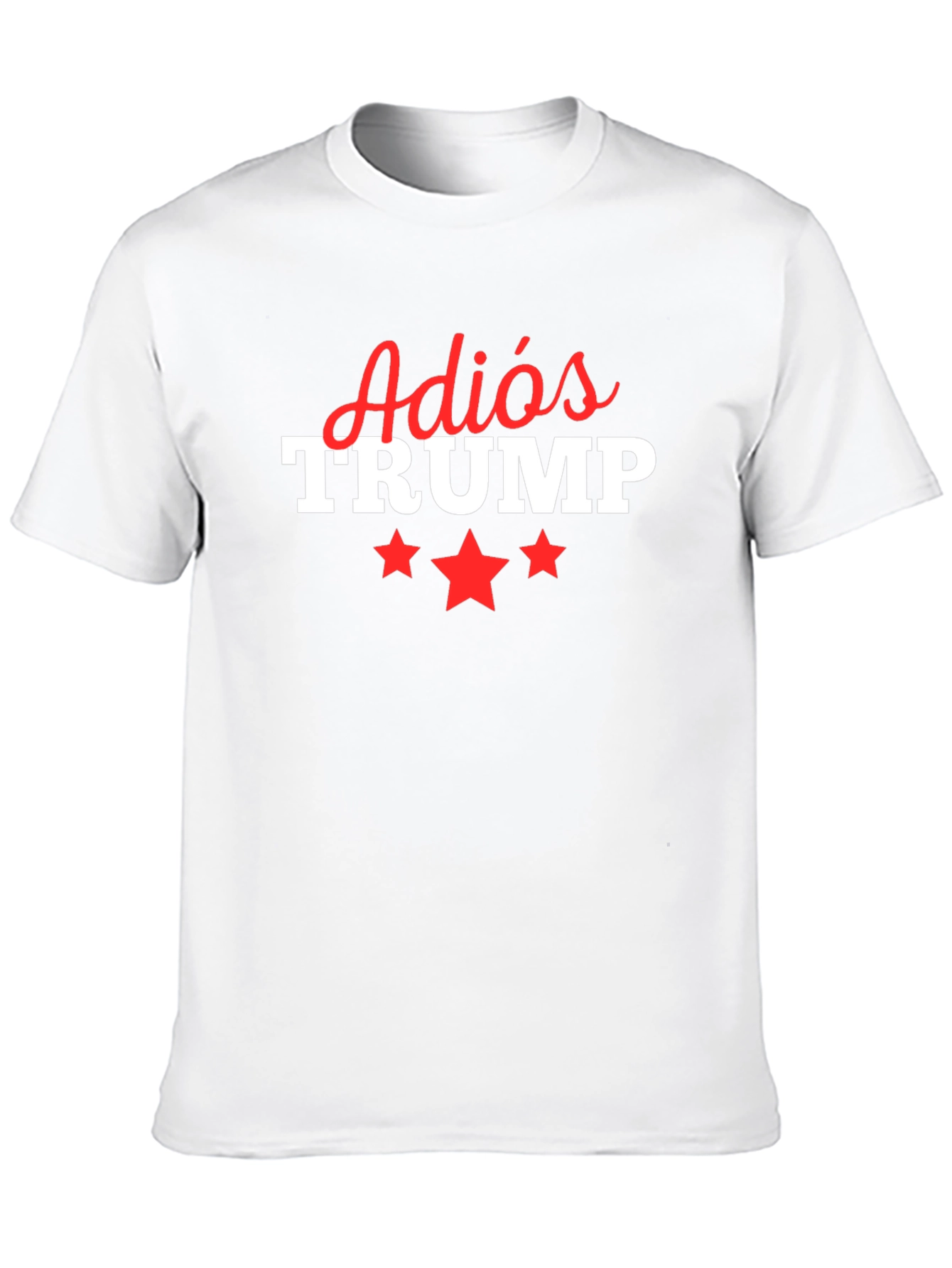 Adios Trump Graphic Tee Anti-Trump Political Statement Shirt