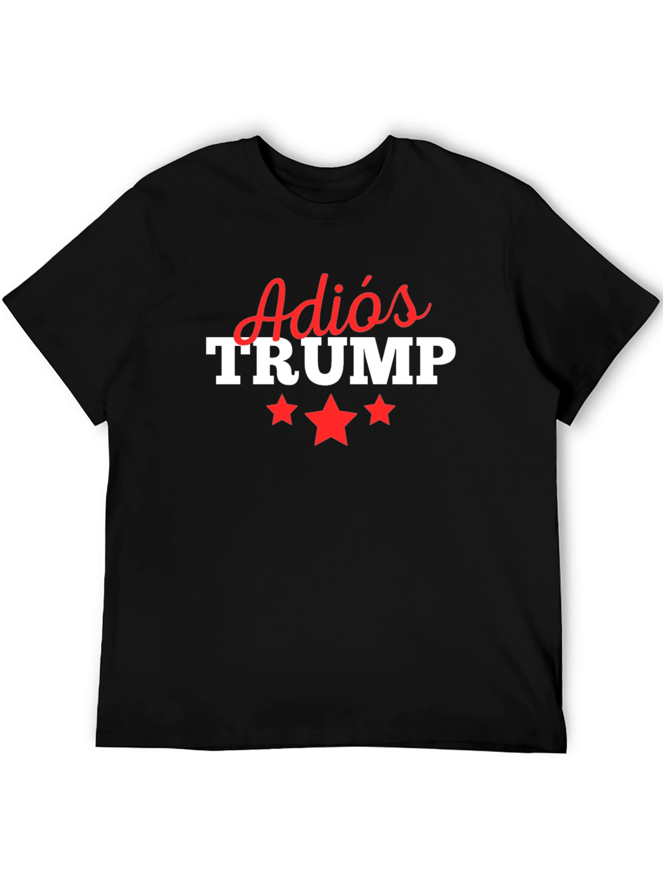 Adios Trump Graphic Tee Anti-Trump Political Statement Shirt