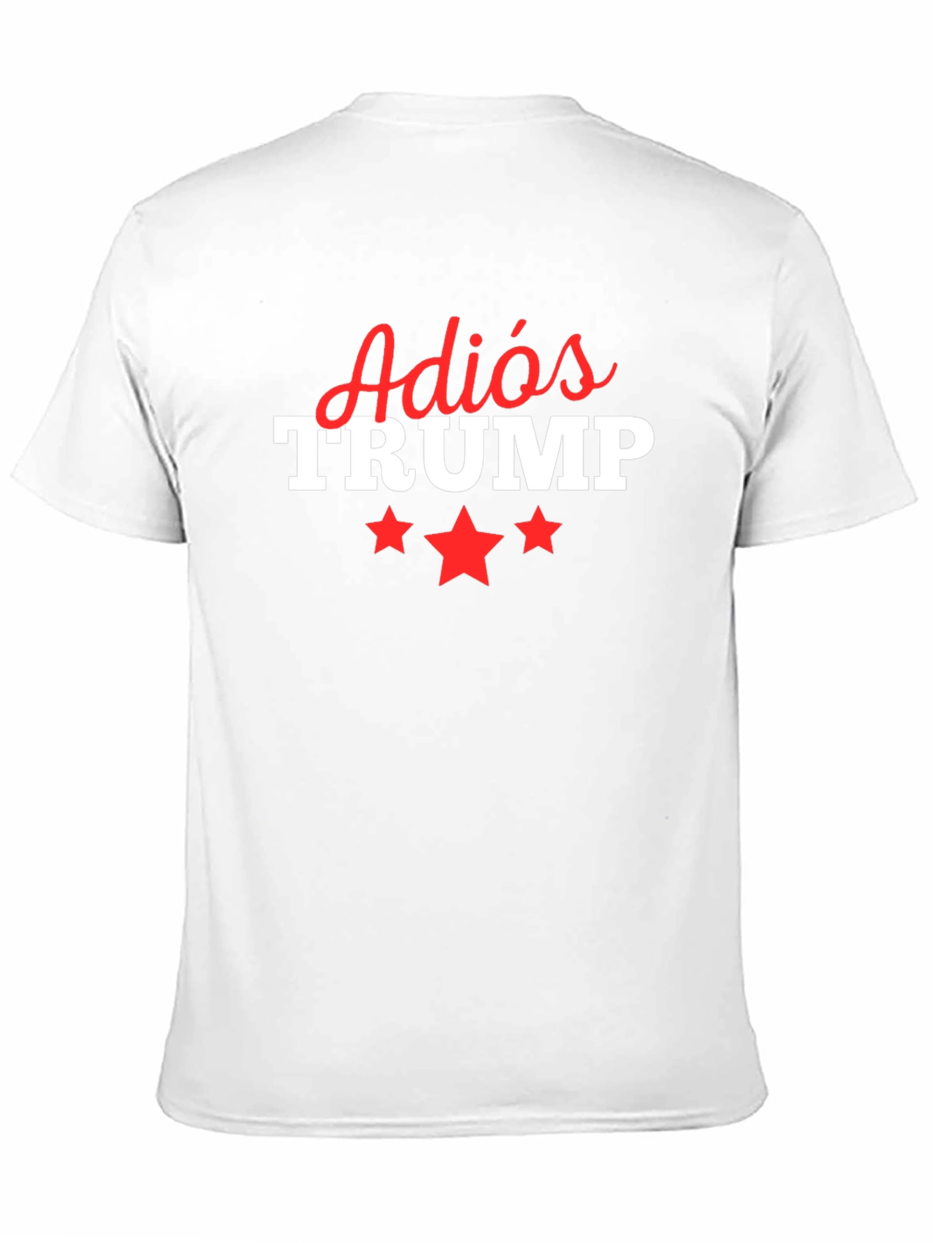 Adios Trump Graphic Tee Anti-Trump Political Statement Shirt