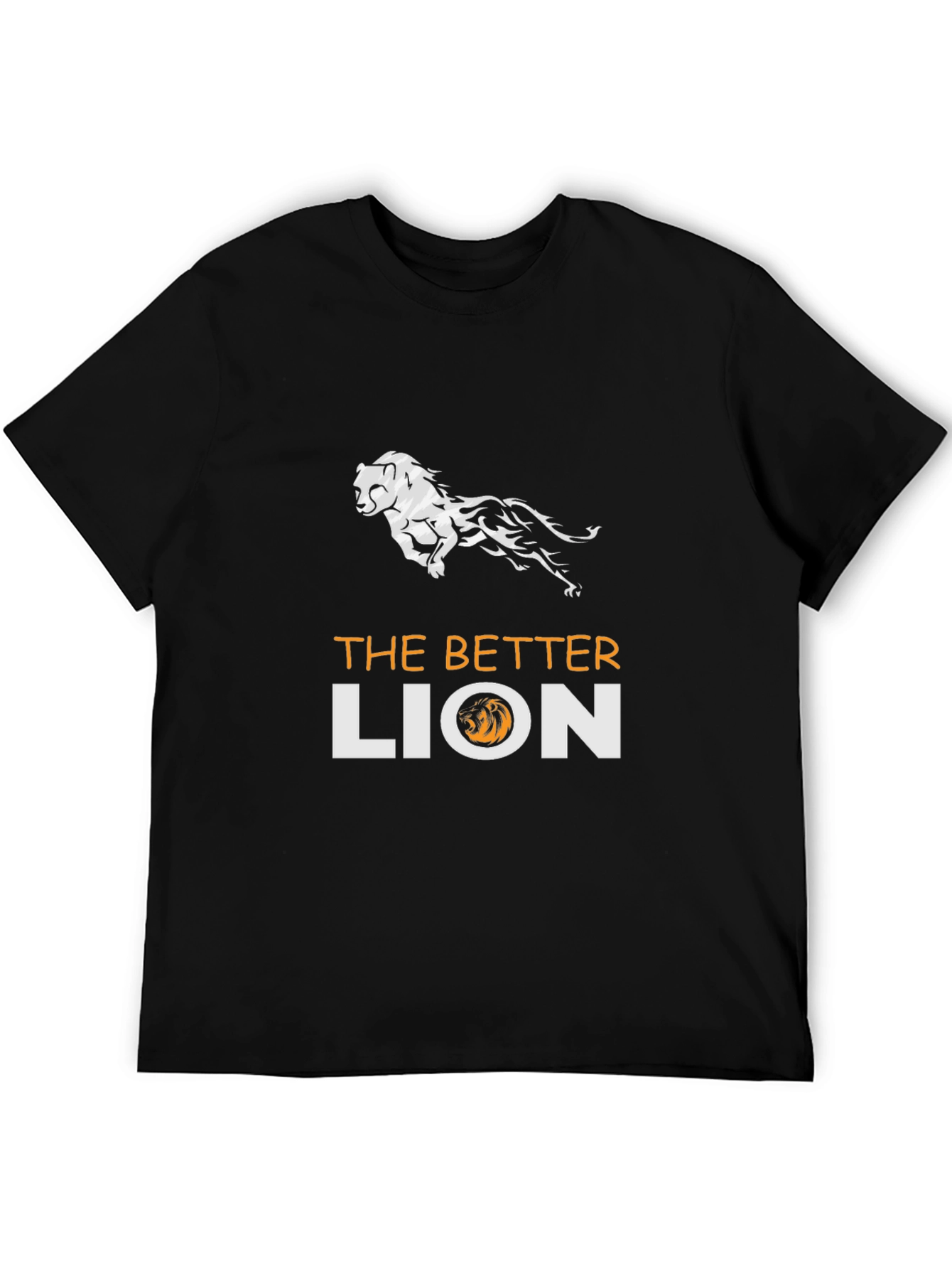 The Better Lion Graphic T-Shirt - Black