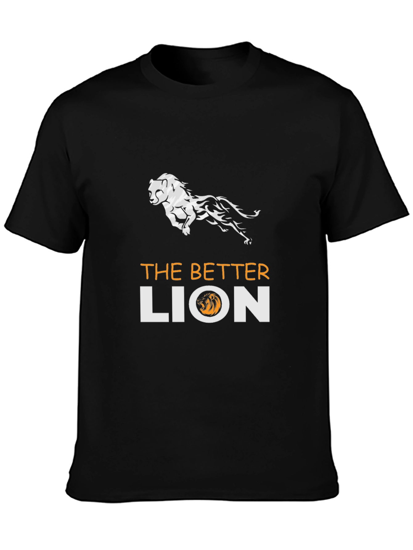 The Better Lion Graphic T-Shirt - Black