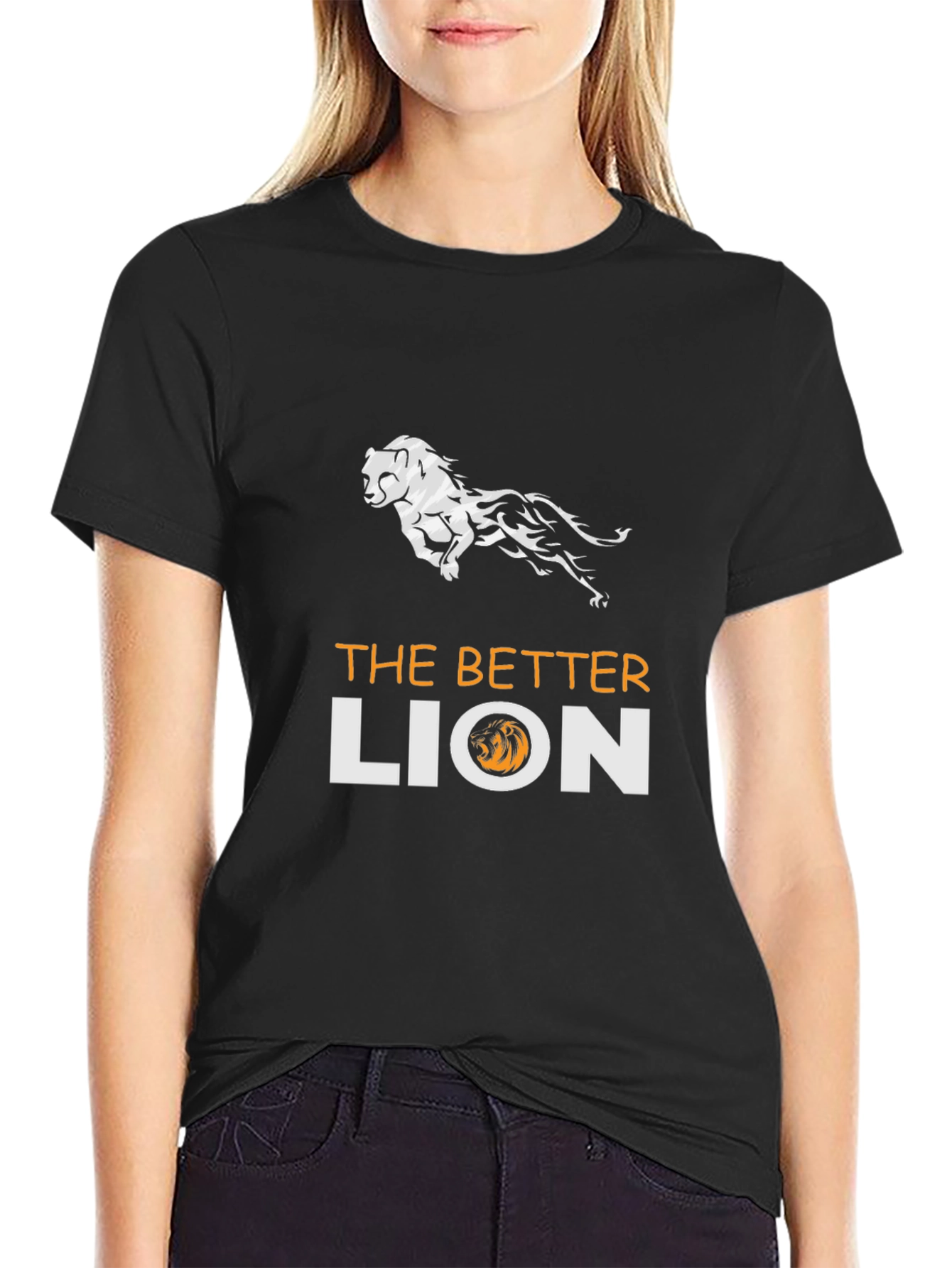 The Better Lion Graphic T-Shirt - Black