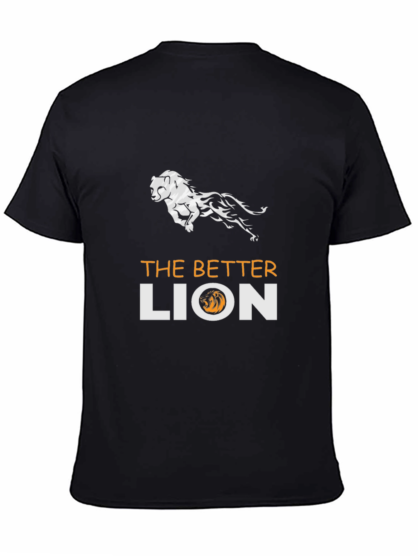 The Better Lion Graphic T-Shirt - Black