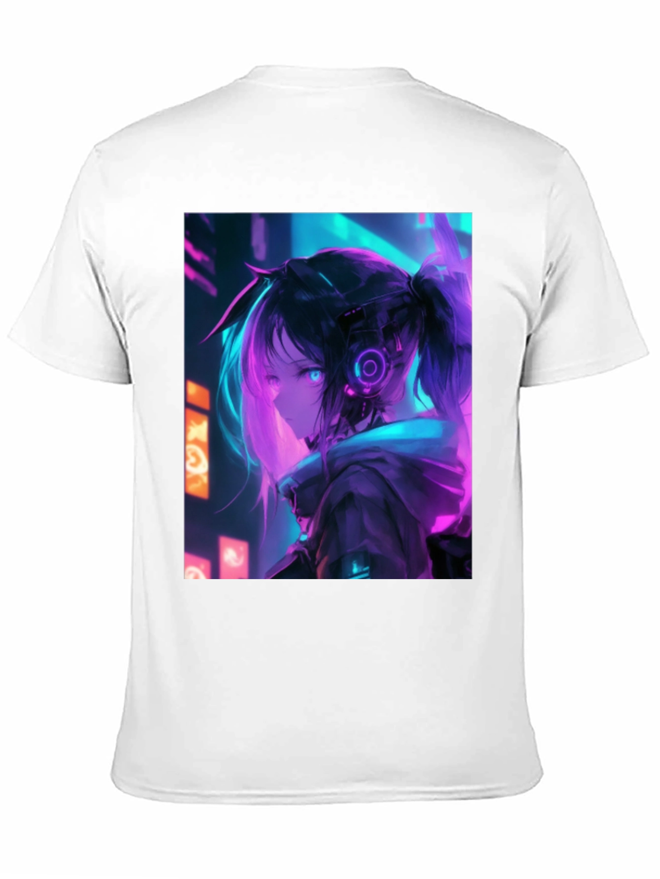Anime Girl Cyberpunk T-Shirt