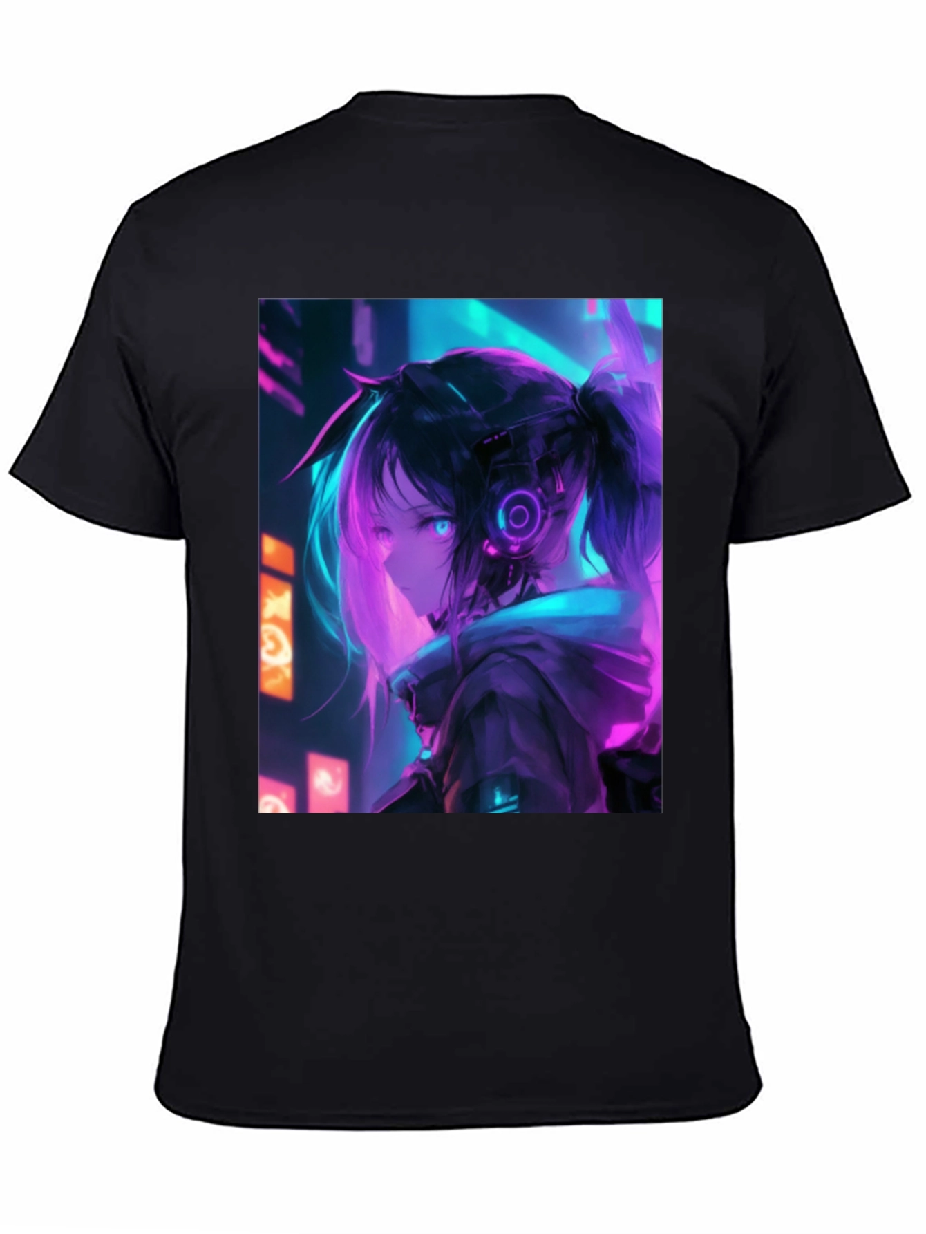 Anime Girl Cyberpunk T-Shirt