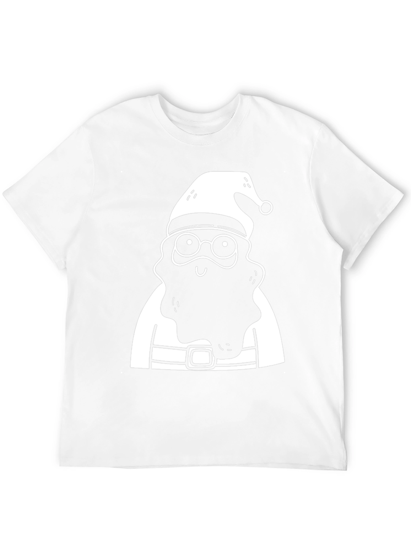Santa Claus Graphic T-Shirt - Festive Holiday Apparel