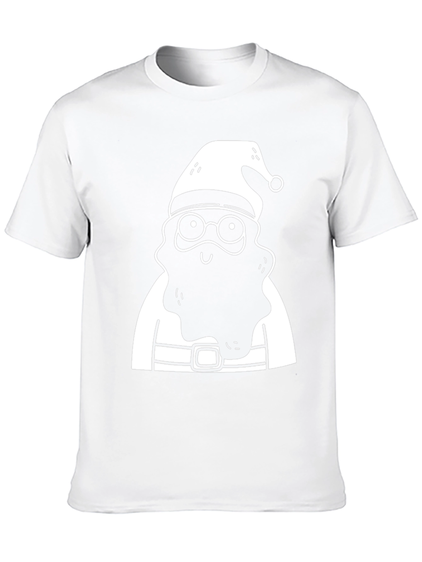 Santa Claus Graphic T-Shirt - Festive Holiday Apparel