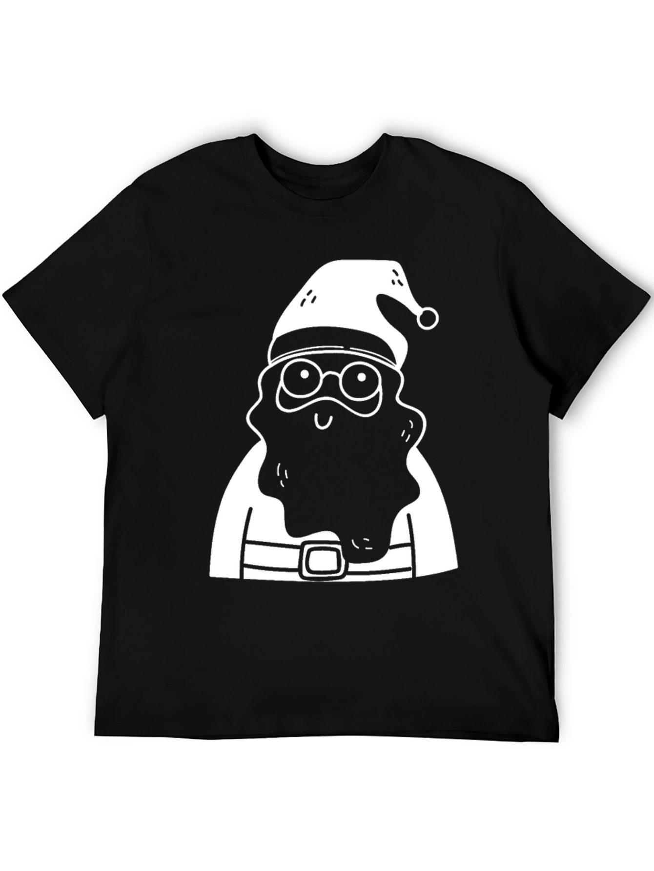 Santa Claus Graphic T-Shirt - Festive Holiday Apparel