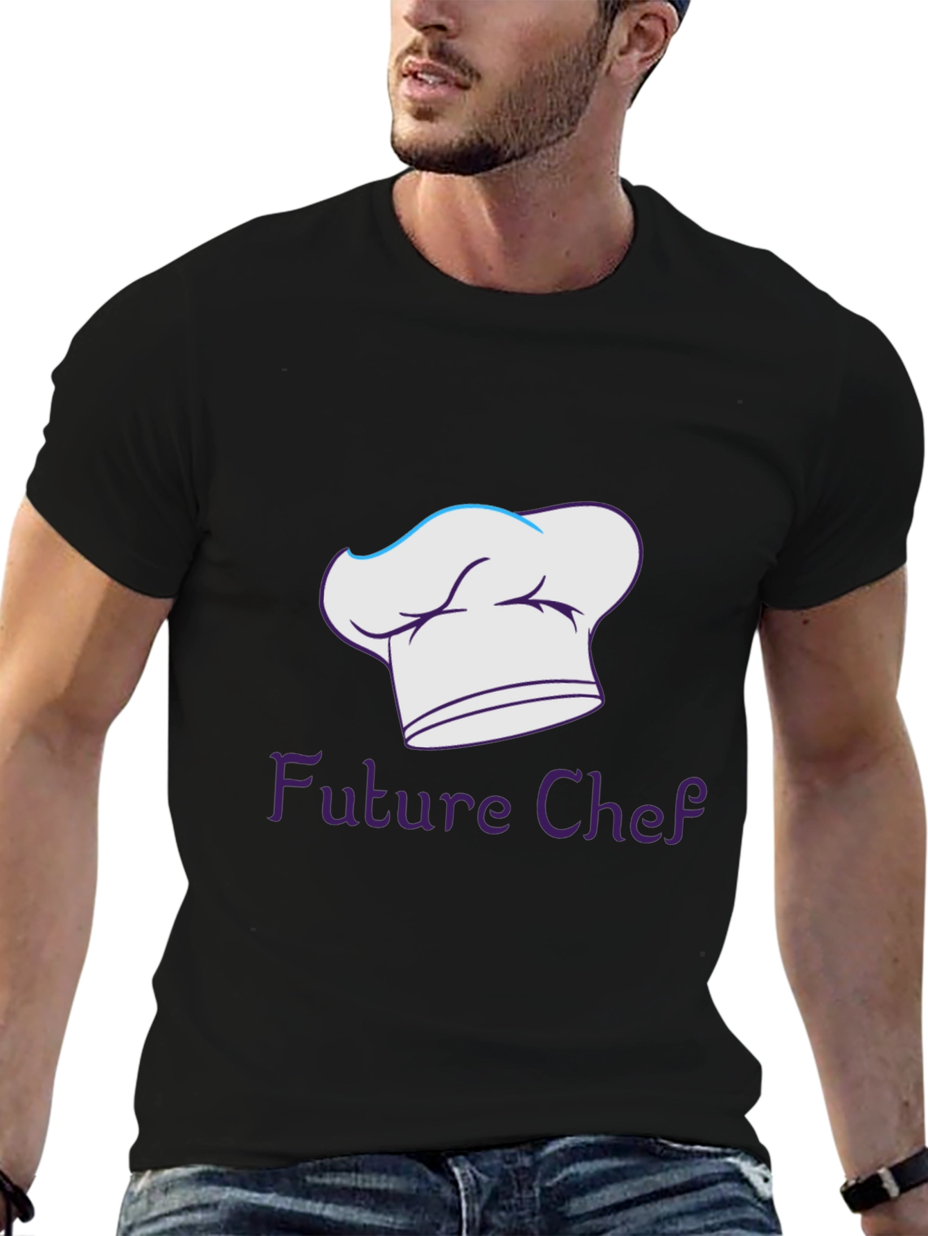 Future Chef T-Shirt - Black Cotton Tee