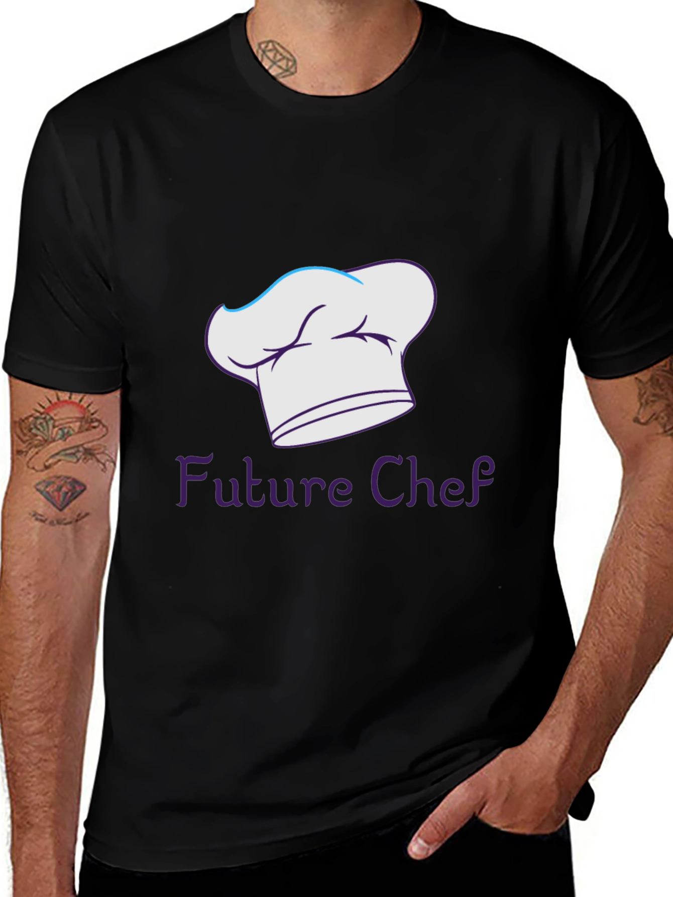 Future Chef T-Shirt - Black Cotton Tee