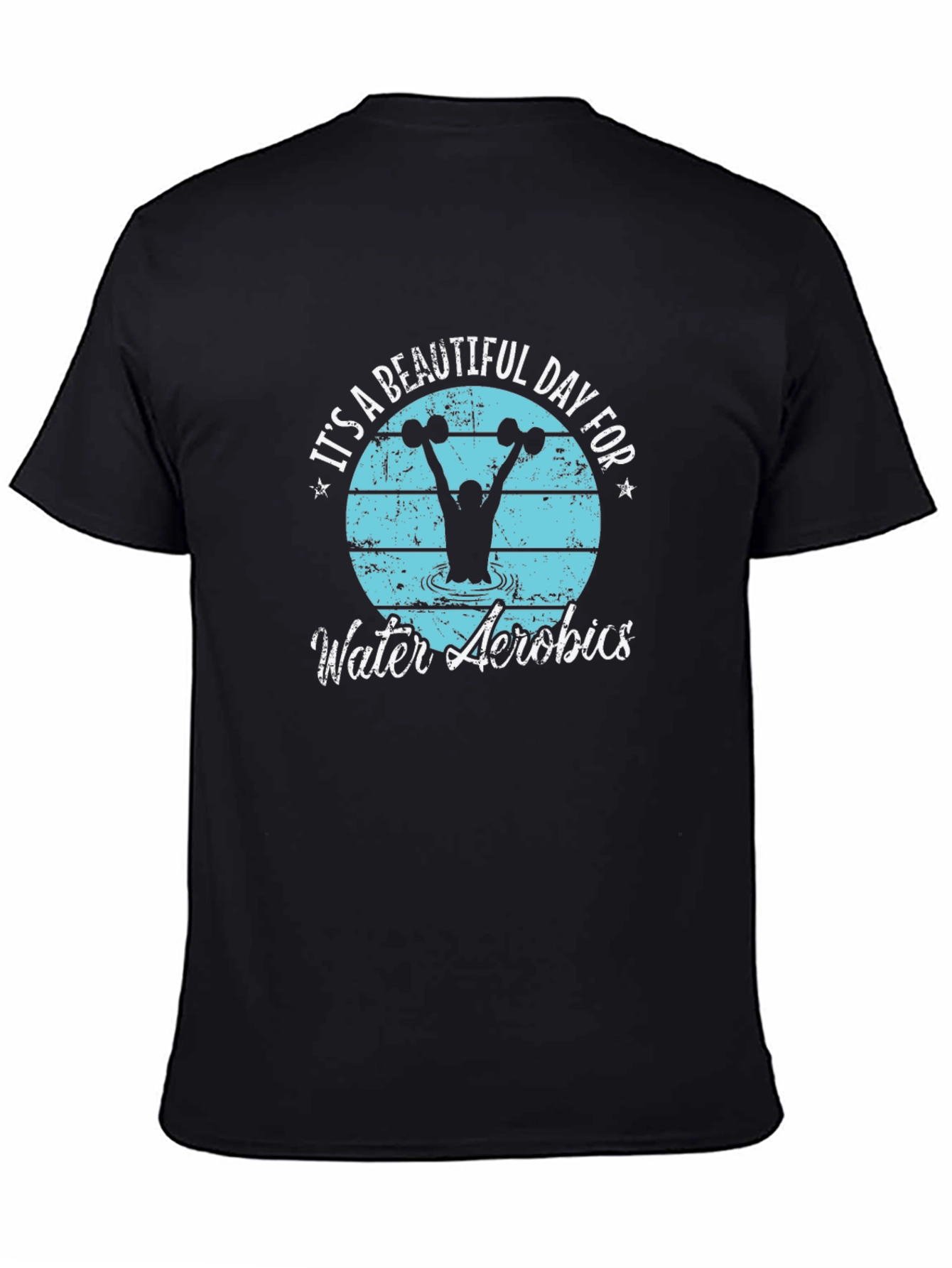 Water Aerobics T-Shirt Funny Workout Tee