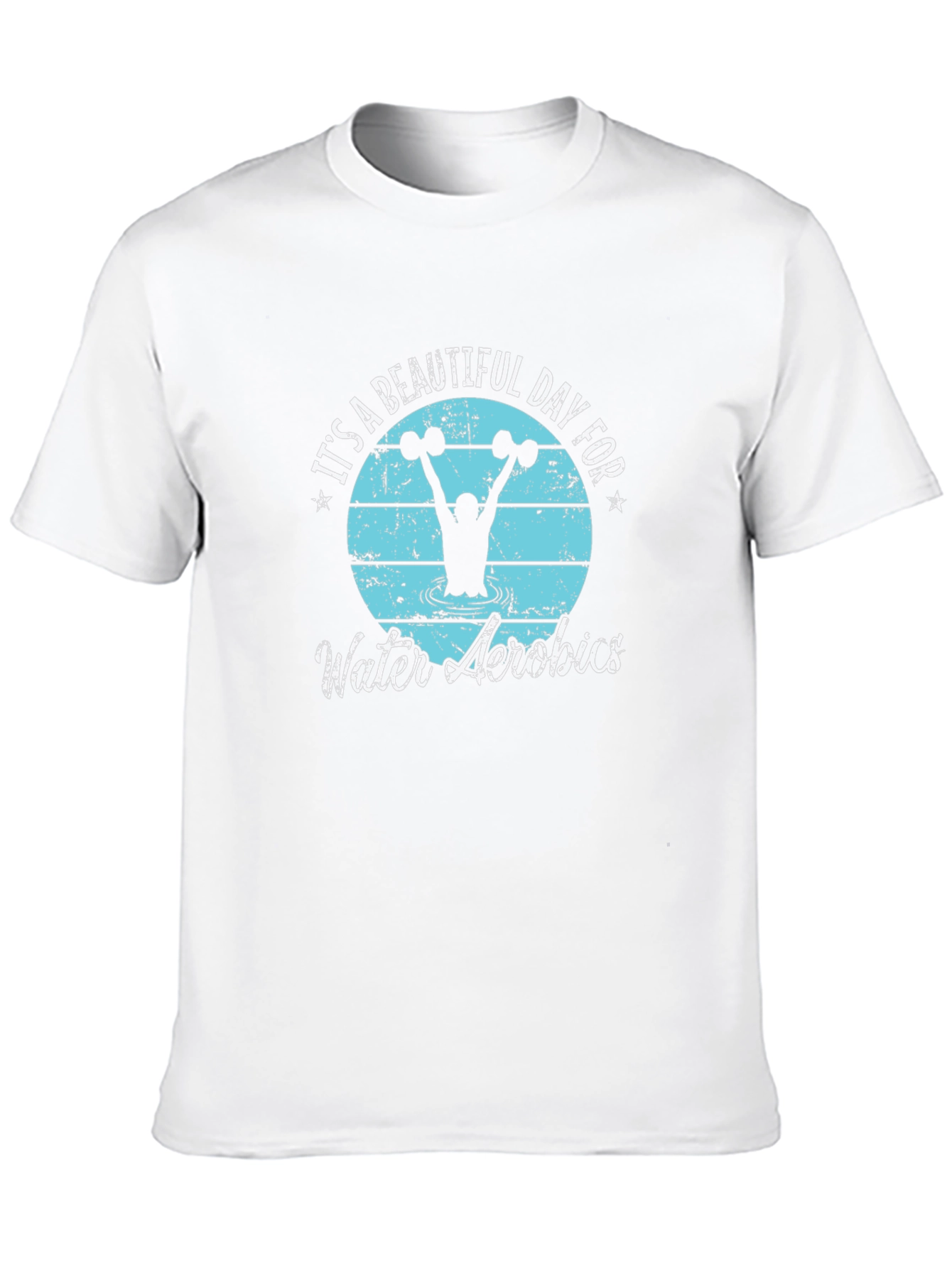 Water Aerobics T-Shirt Funny Workout Tee