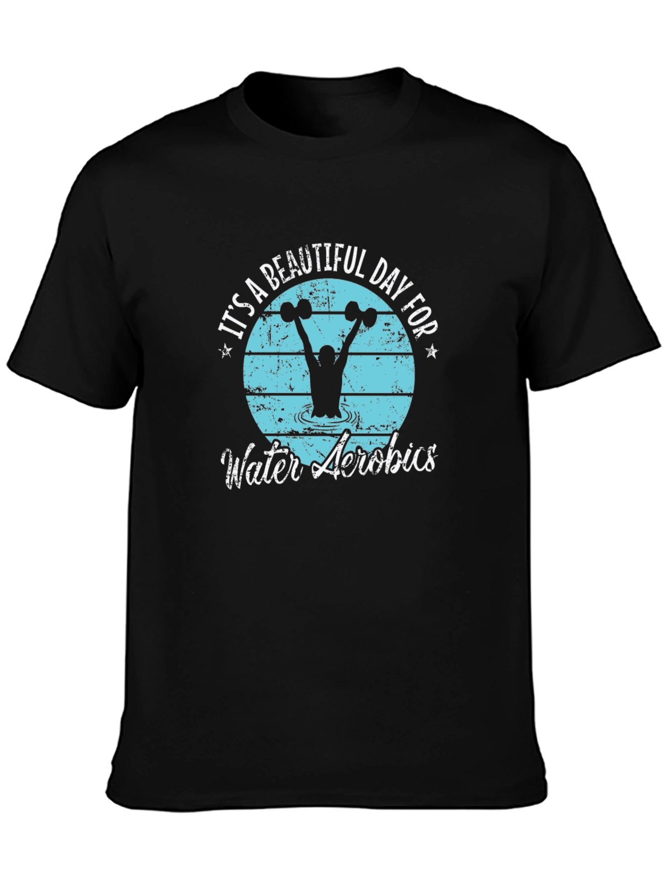 Water Aerobics T-Shirt Funny Workout Tee