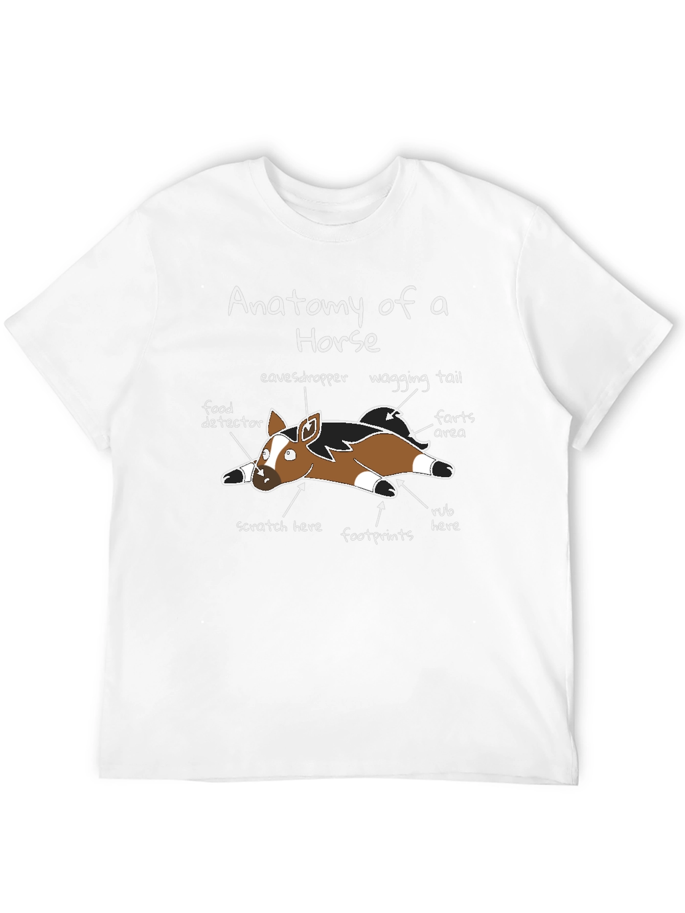 Anatomy of a Horse T-Shirt