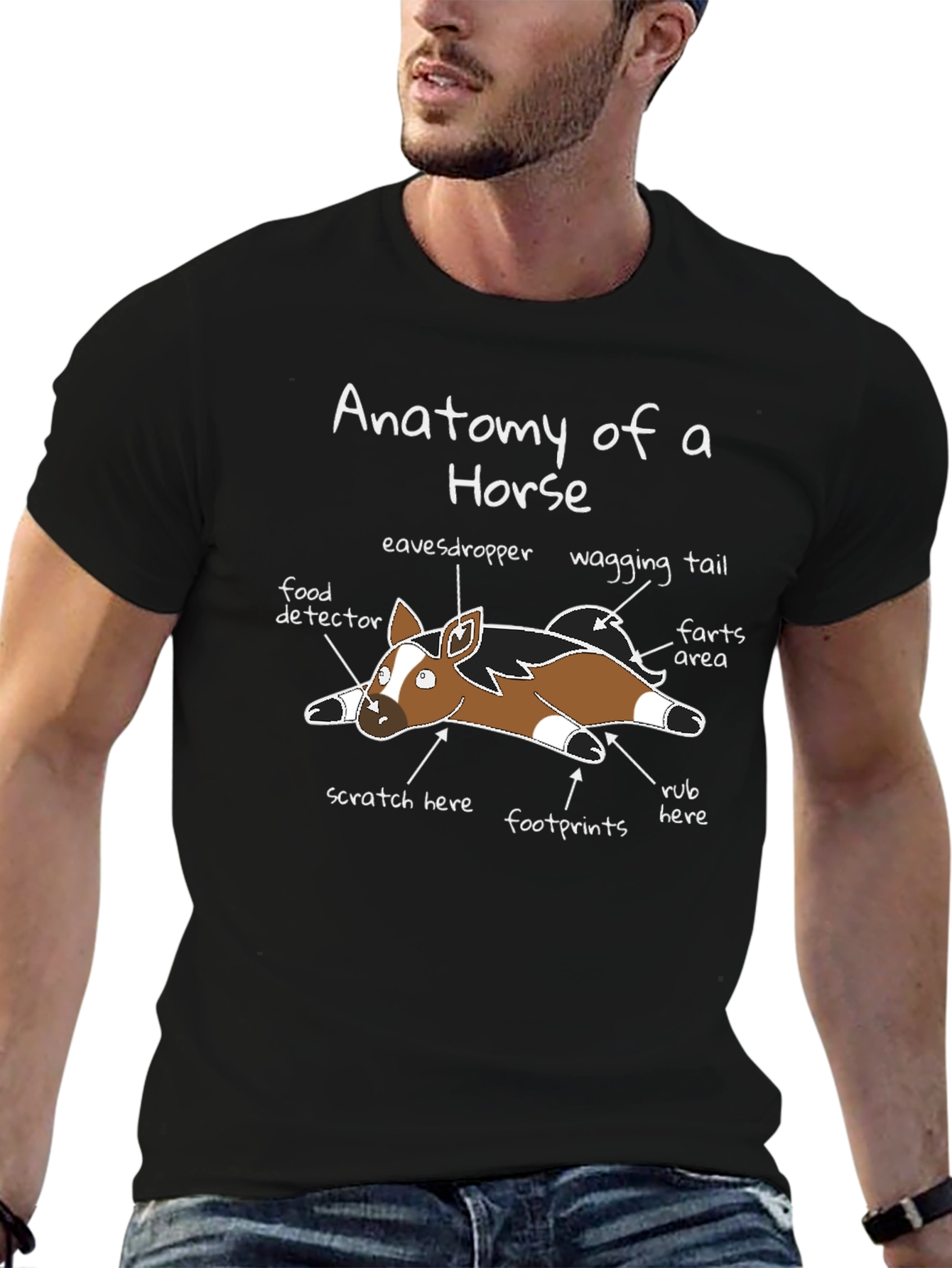 Anatomy of a Horse T-Shirt