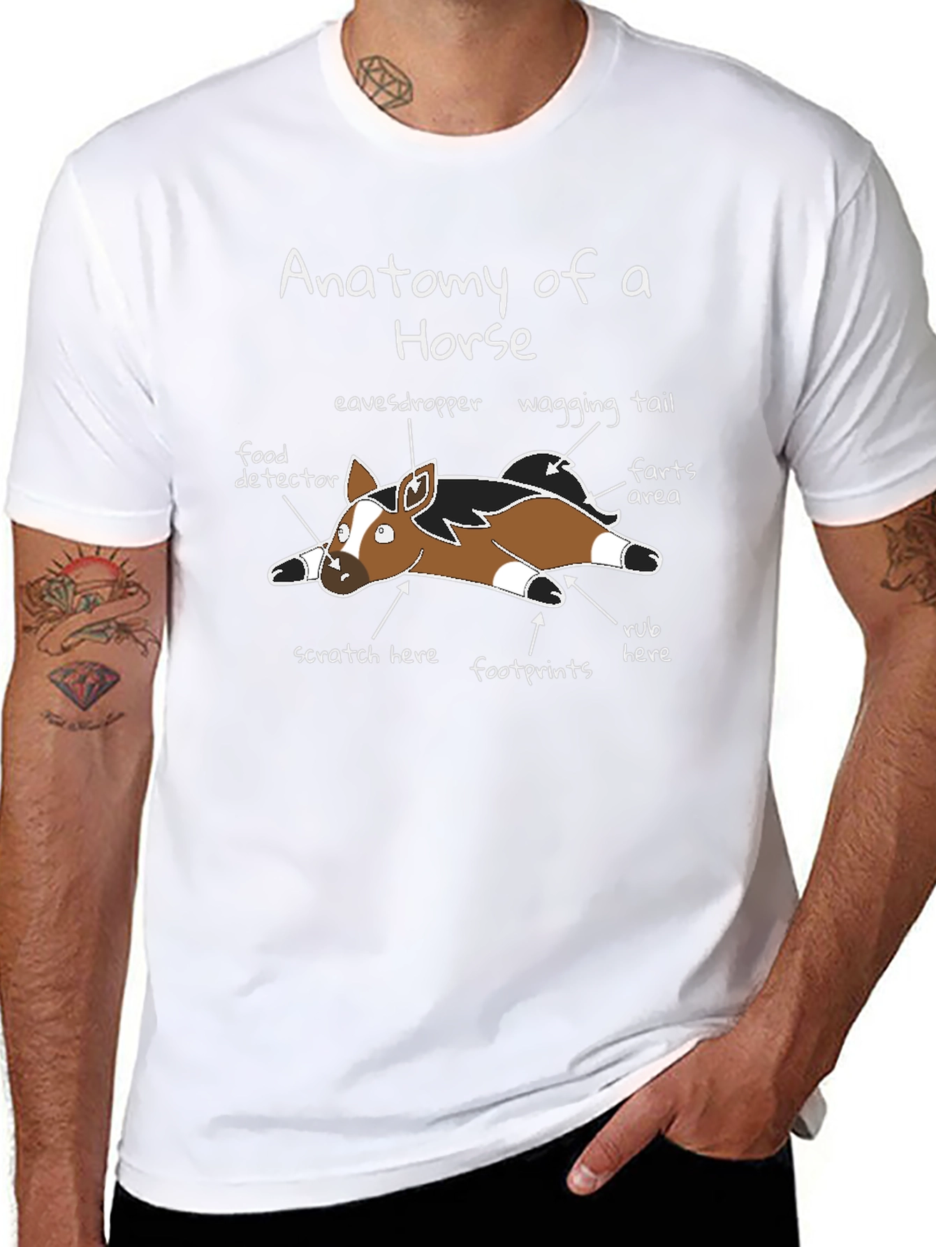 Anatomy of a Horse T-Shirt