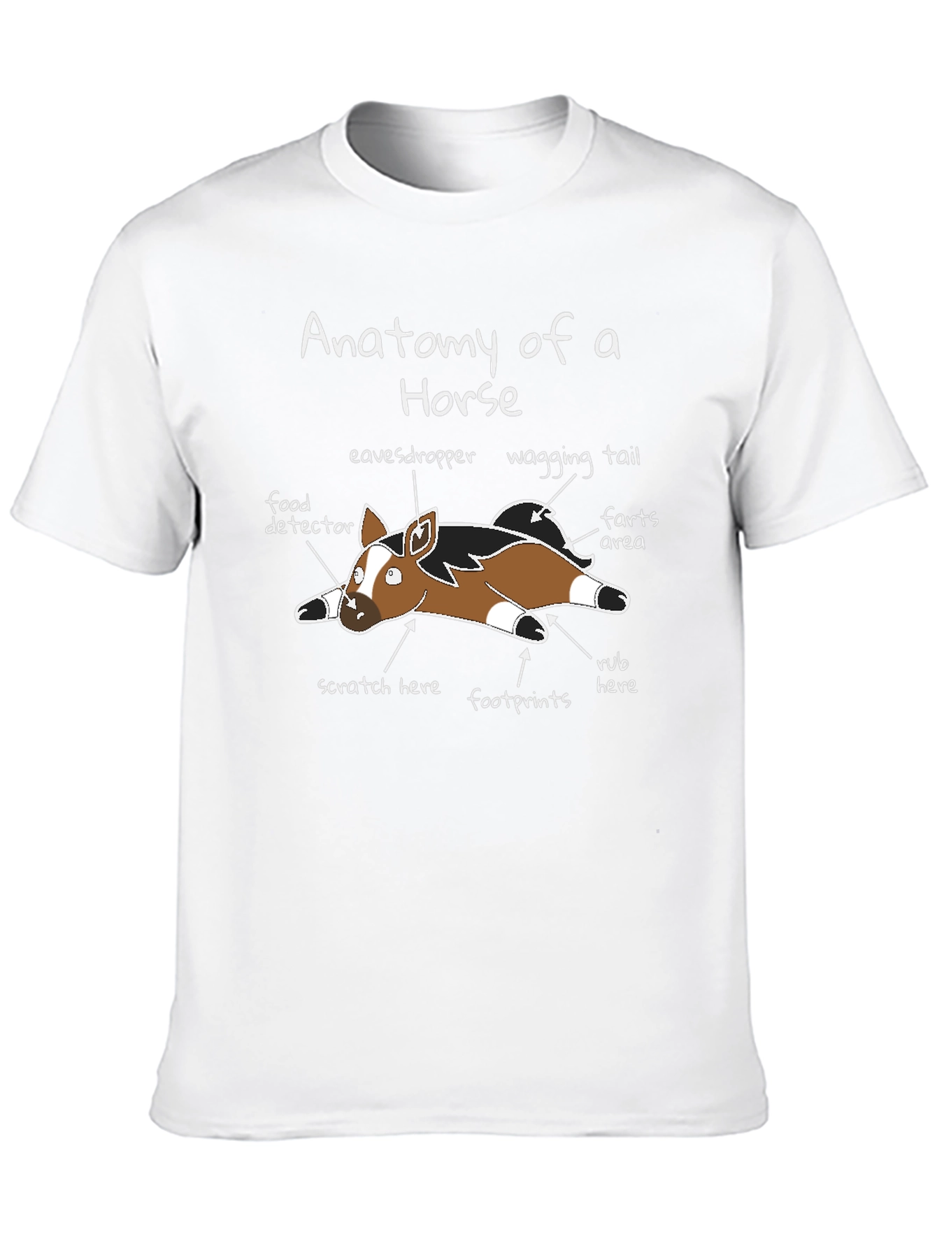 Anatomy of a Horse T-Shirt