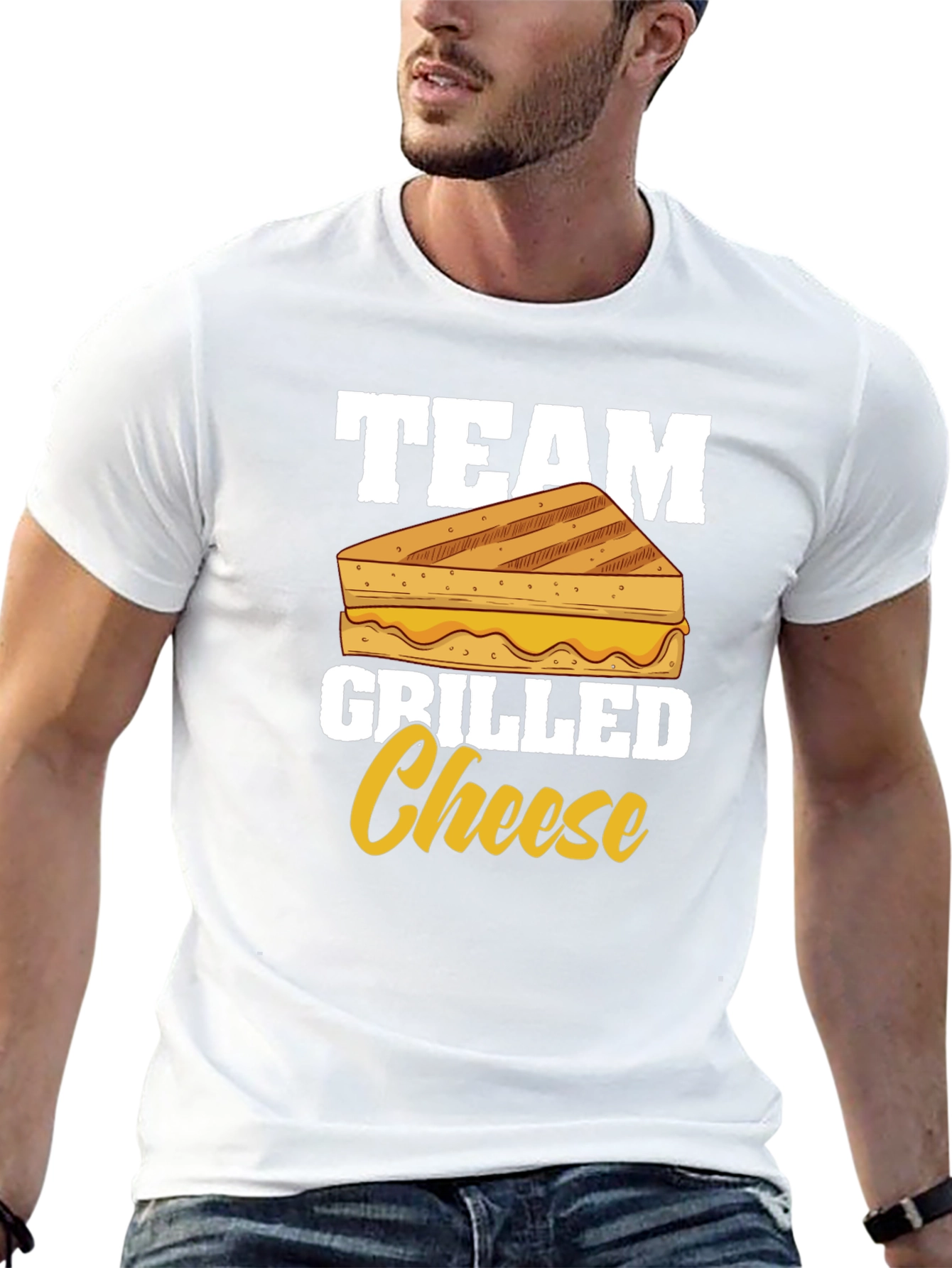 Team Grilled Cheese T-Shirt - Comfort Food Apparel