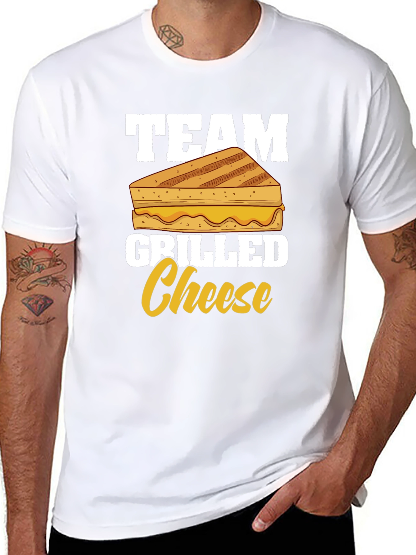 Team Grilled Cheese T-Shirt - Comfort Food Apparel
