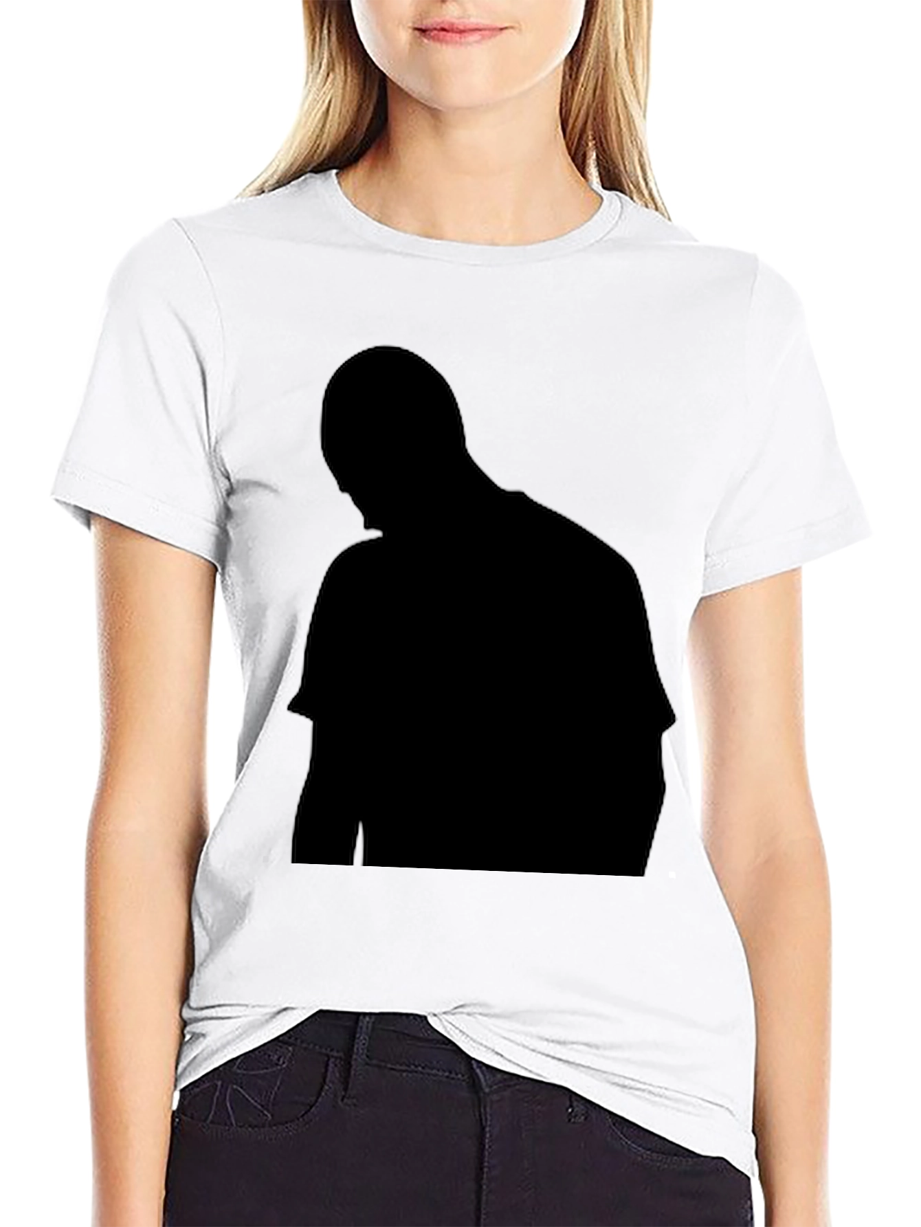 Mens Black Crew Neck Short Sleeve T-Shirt