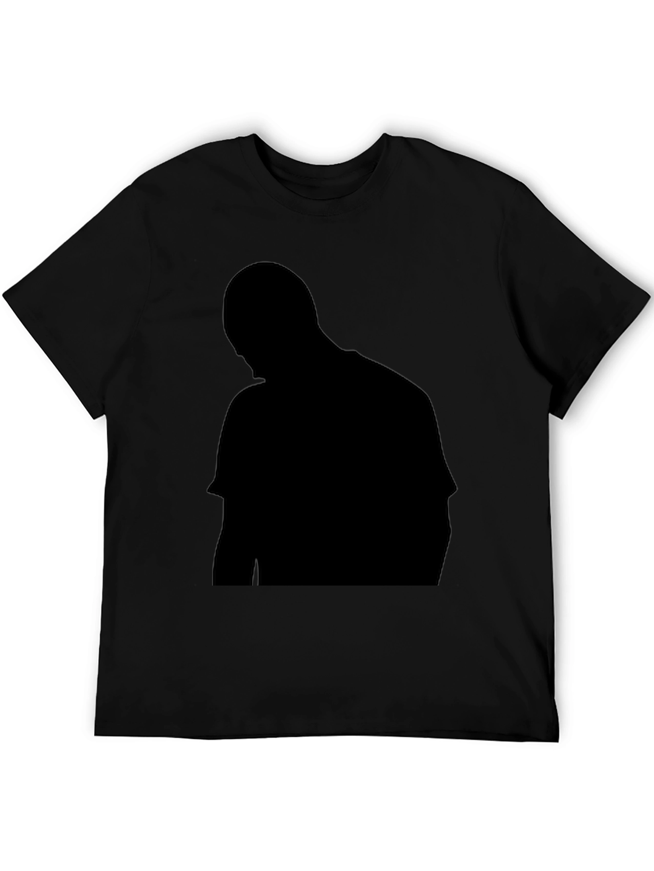 Mens Black Crew Neck Short Sleeve T-Shirt