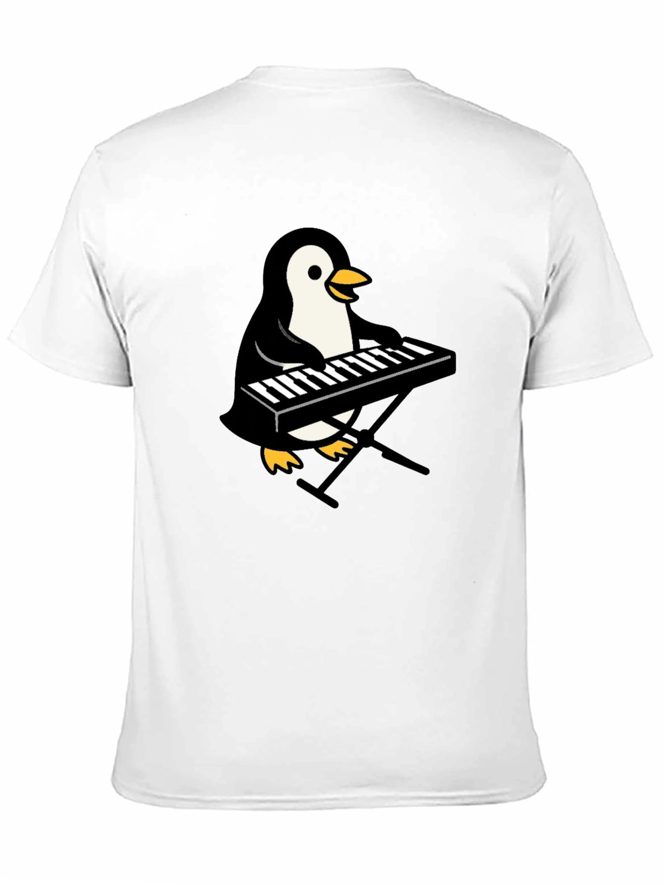 Penguin Musician T-Shirt - Cool Graphic Tee
