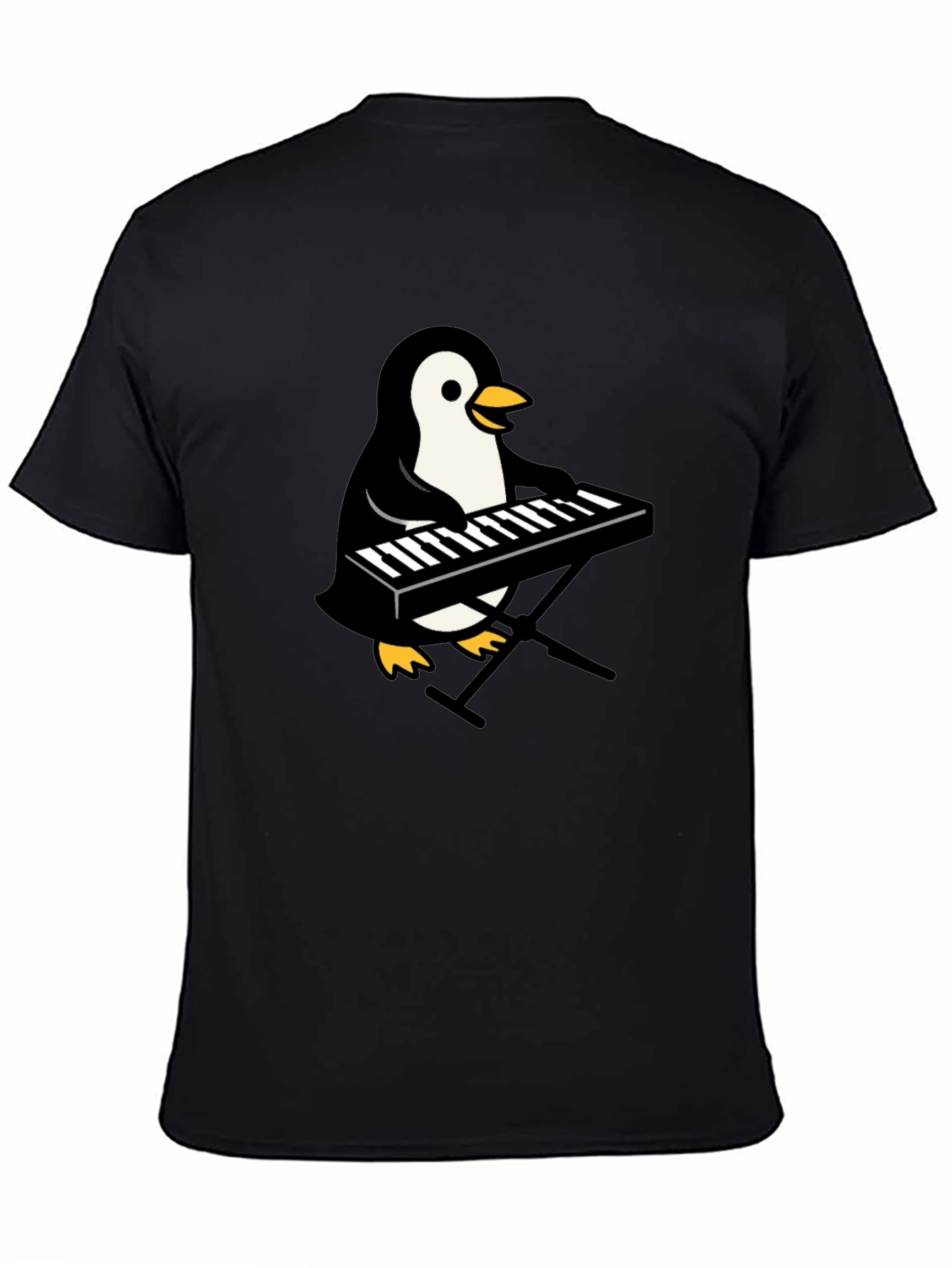 Penguin Musician T-Shirt - Cool Graphic Tee