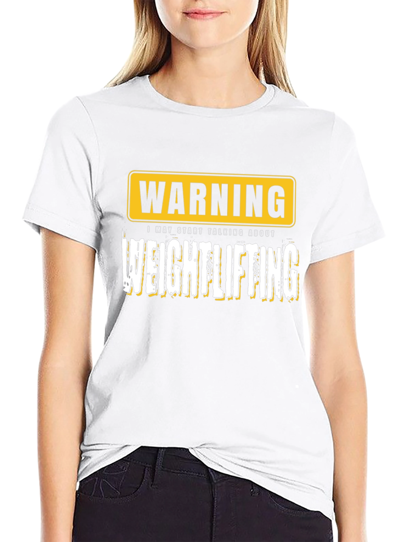 Warning Weightlifting T-Shirt
