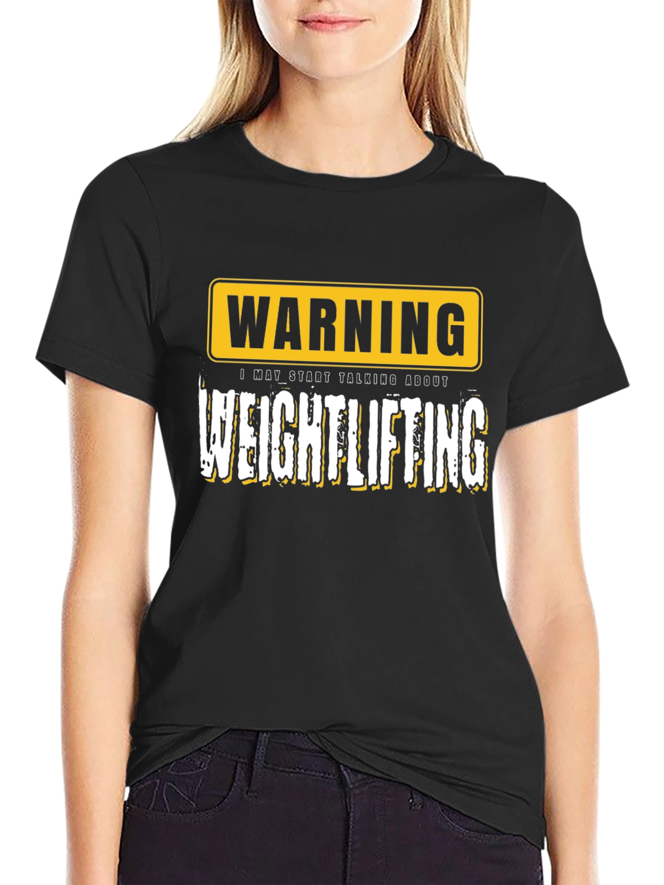 Warning Weightlifting T-Shirt