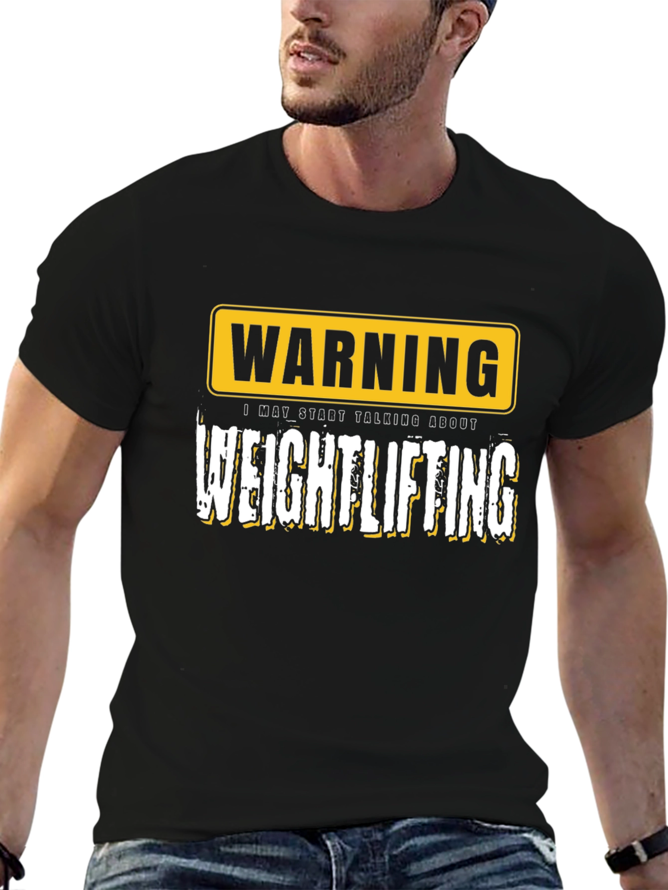 Warning Weightlifting T-Shirt