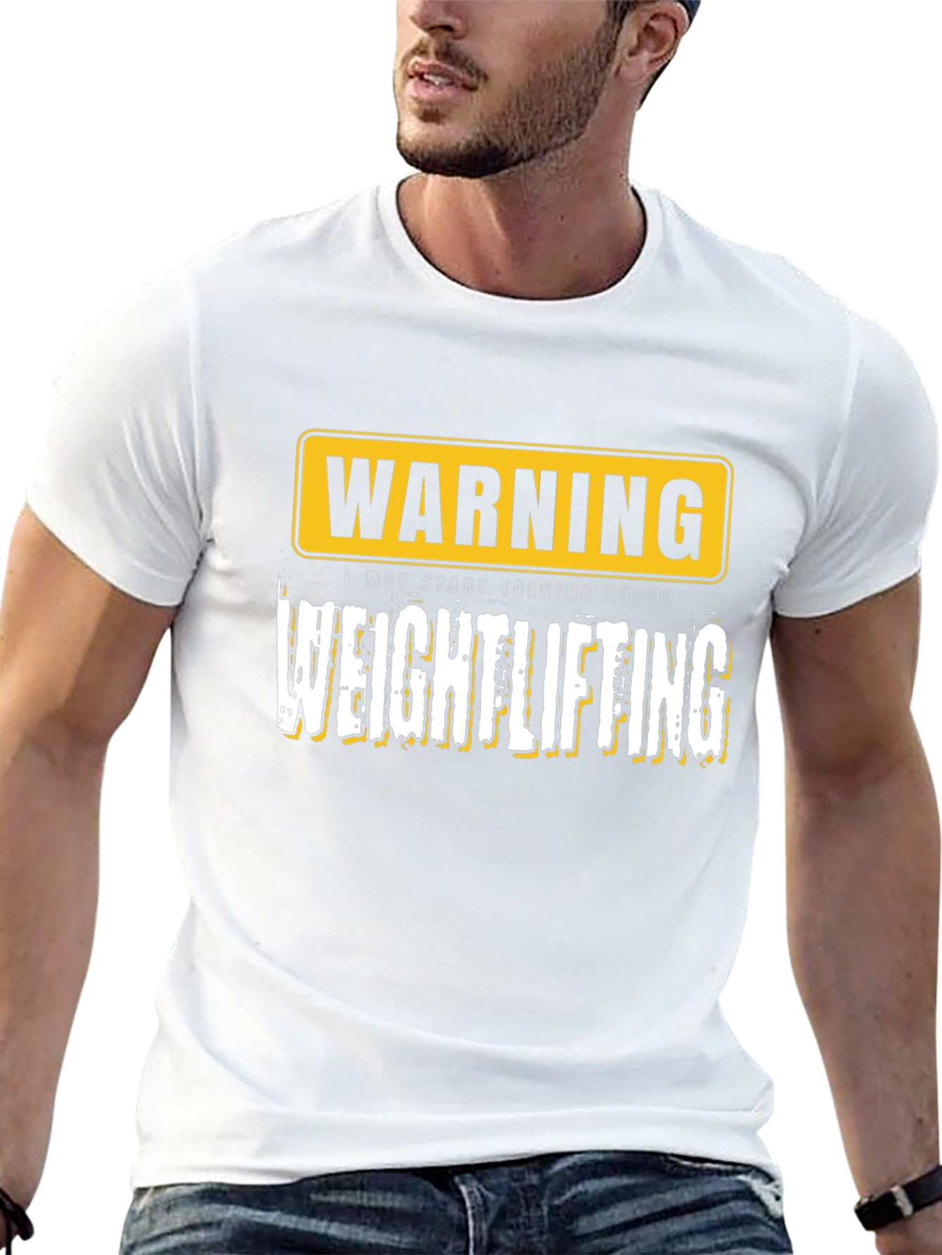 Warning Weightlifting T-Shirt