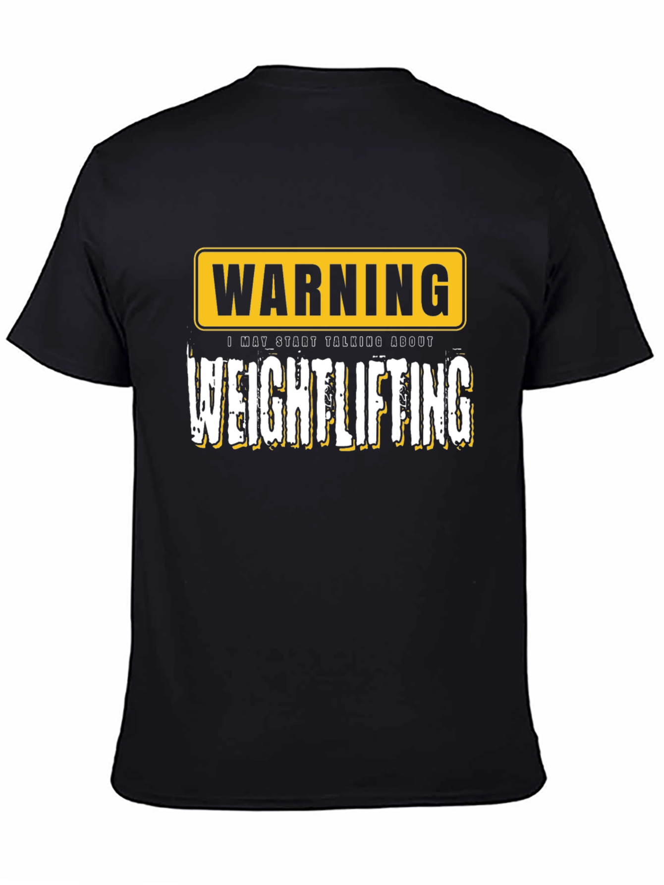 Warning Weightlifting T-Shirt