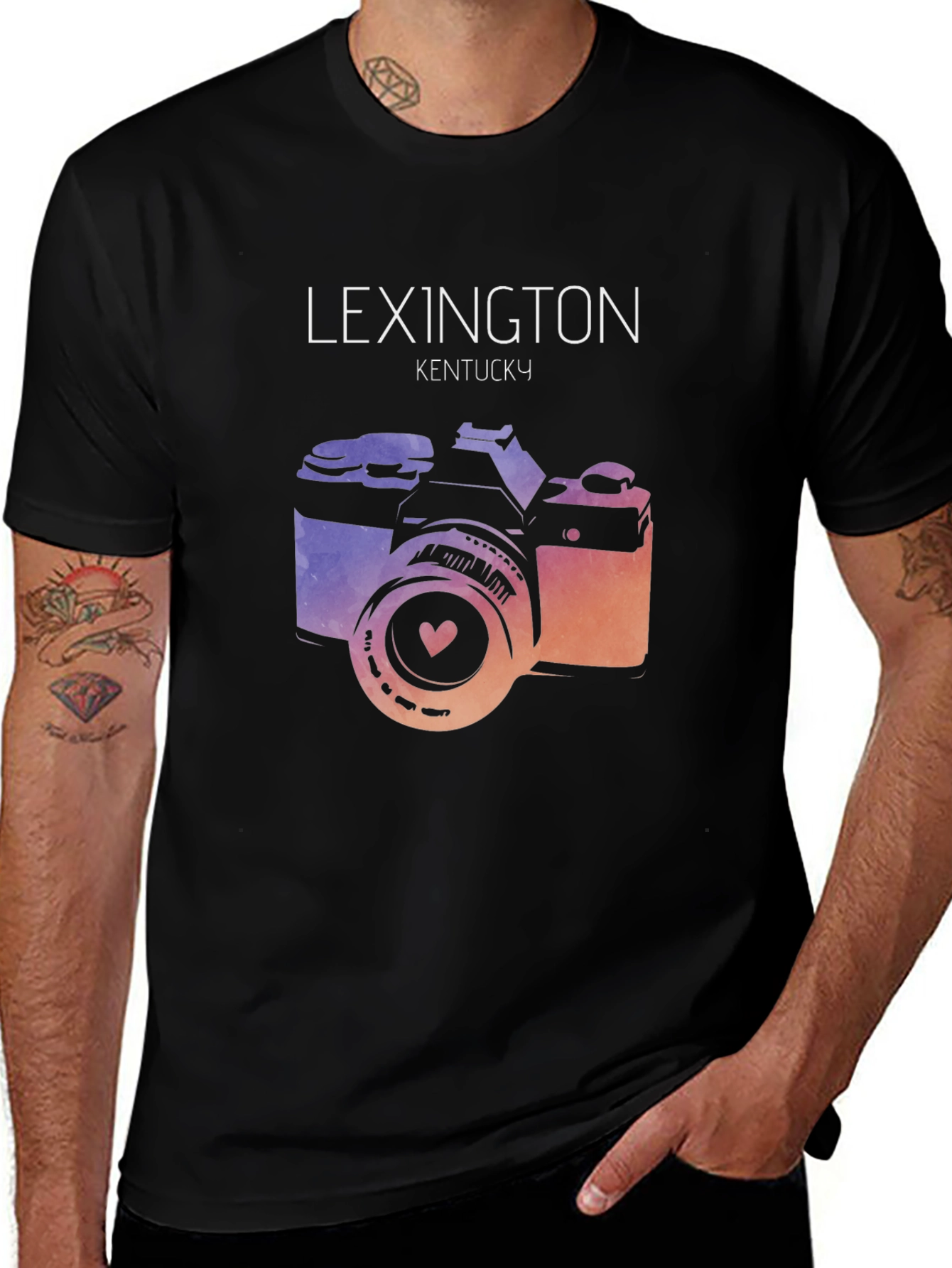 Lexington Kentucky Camera T-Shirt