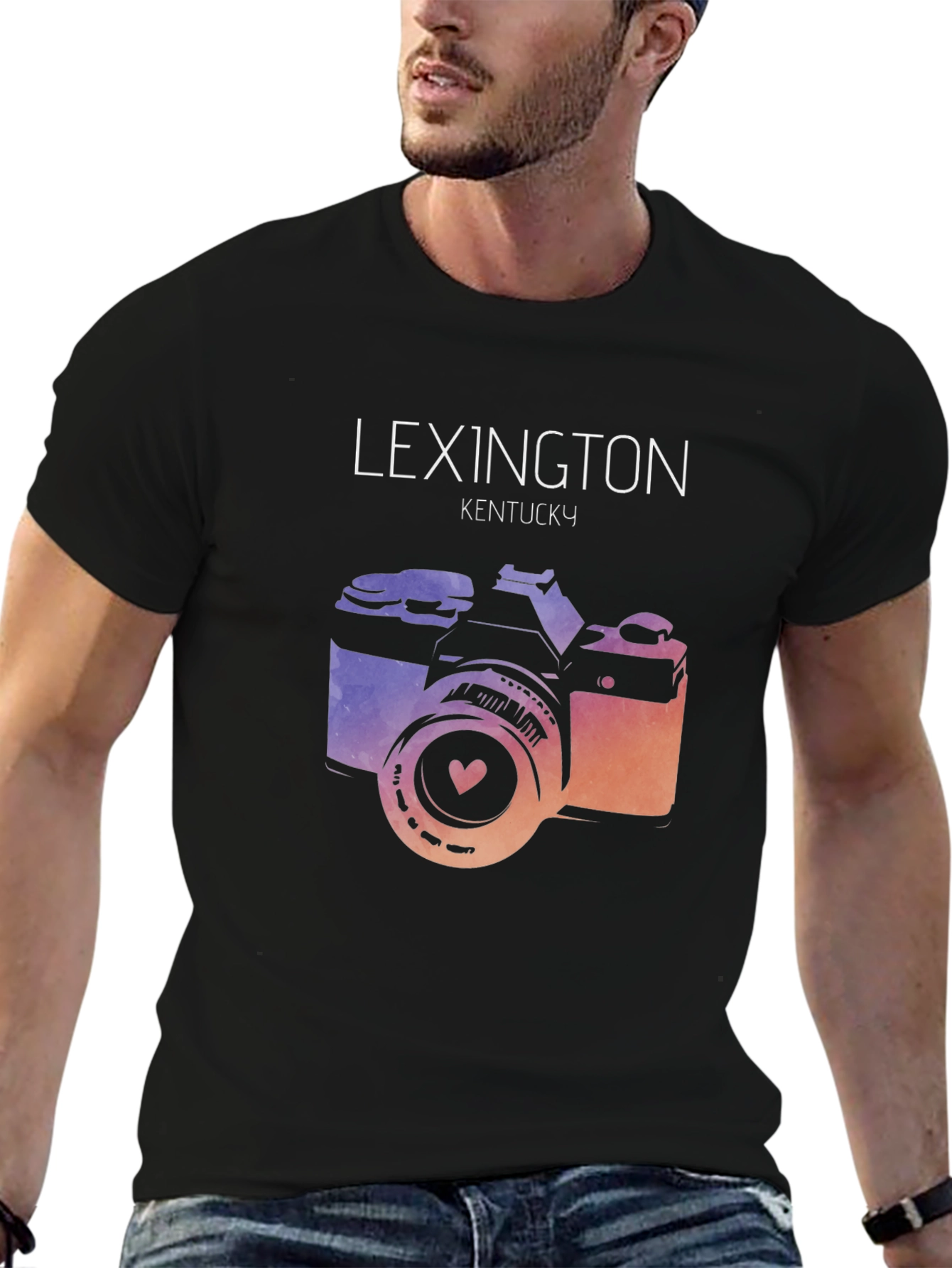 Lexington Kentucky Camera T-Shirt