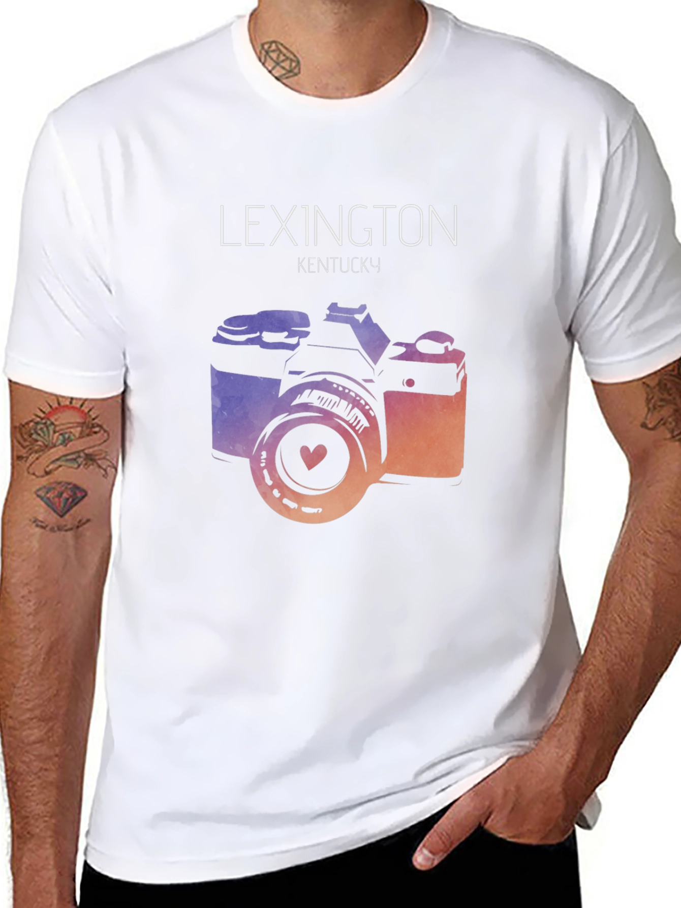 Lexington Kentucky Camera T-Shirt