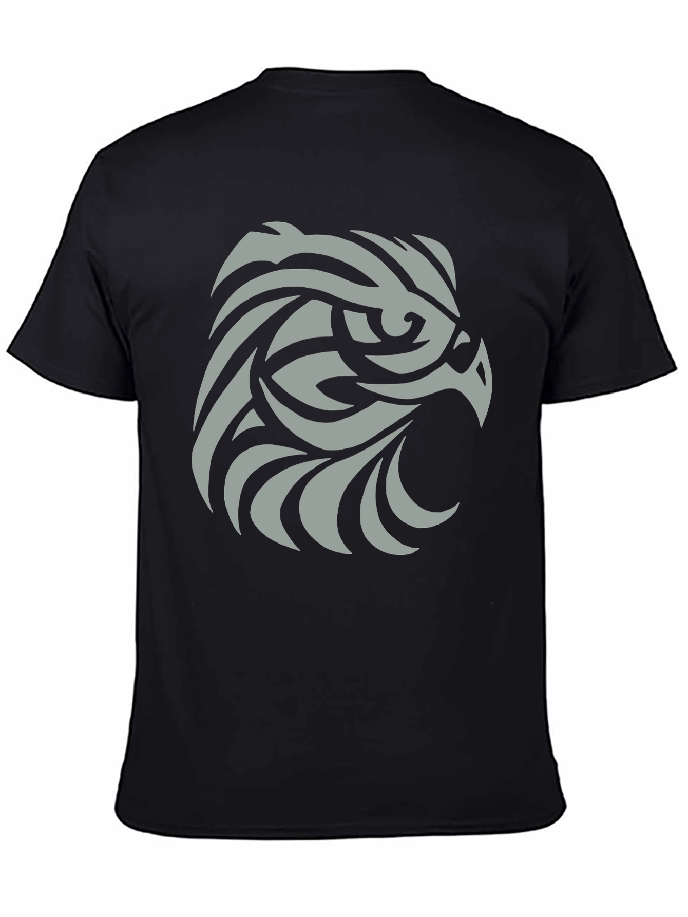Cool Eagle Graphic Tee - Black