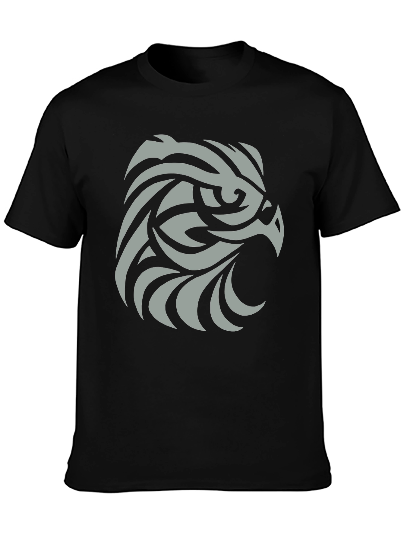 Cool Eagle Graphic Tee - Black