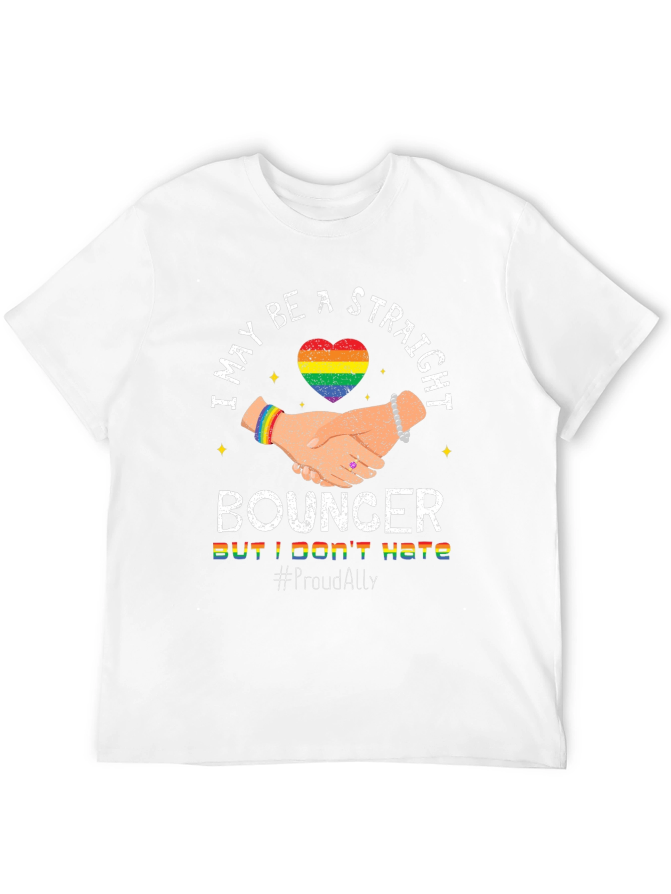 Straight Bouncer Proud Ally T-Shirt