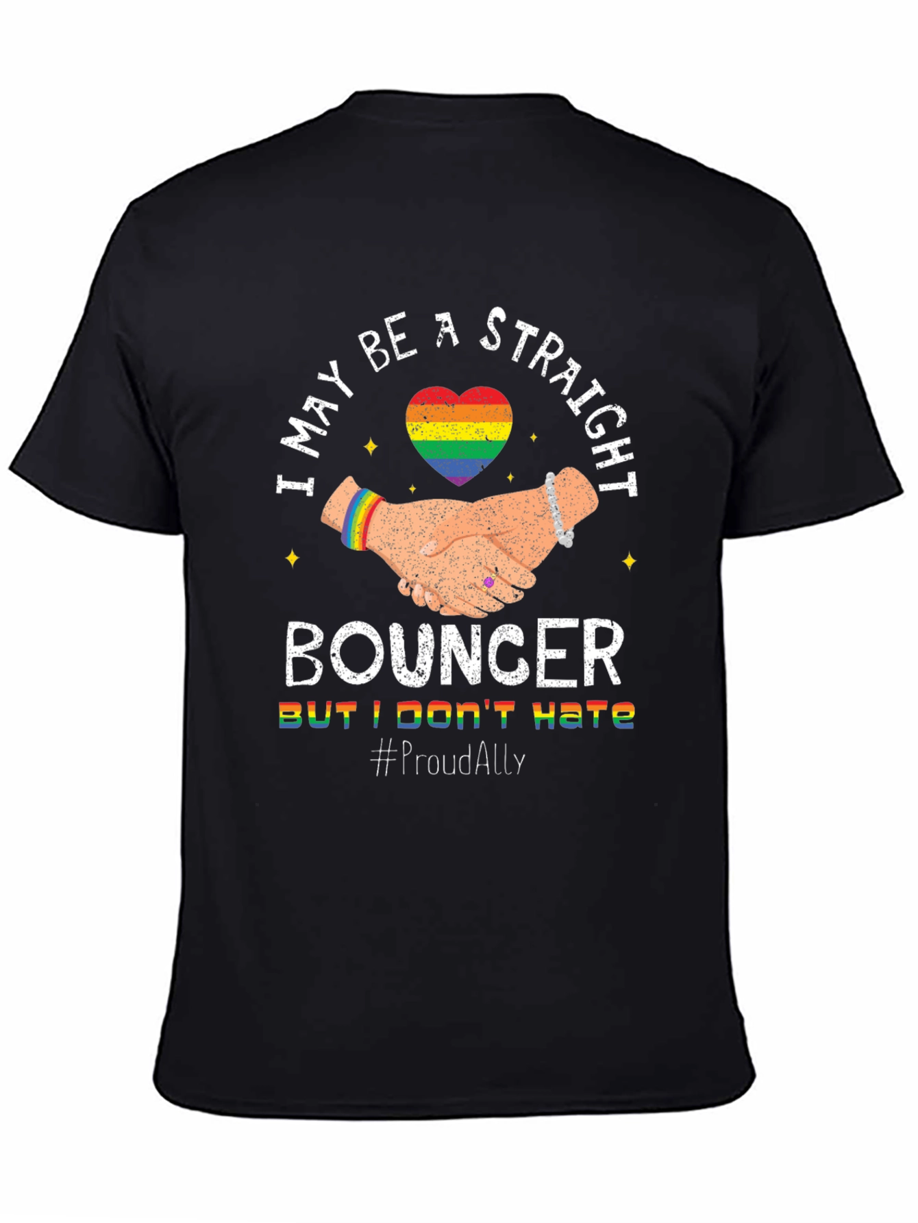 Straight Bouncer Proud Ally T-Shirt