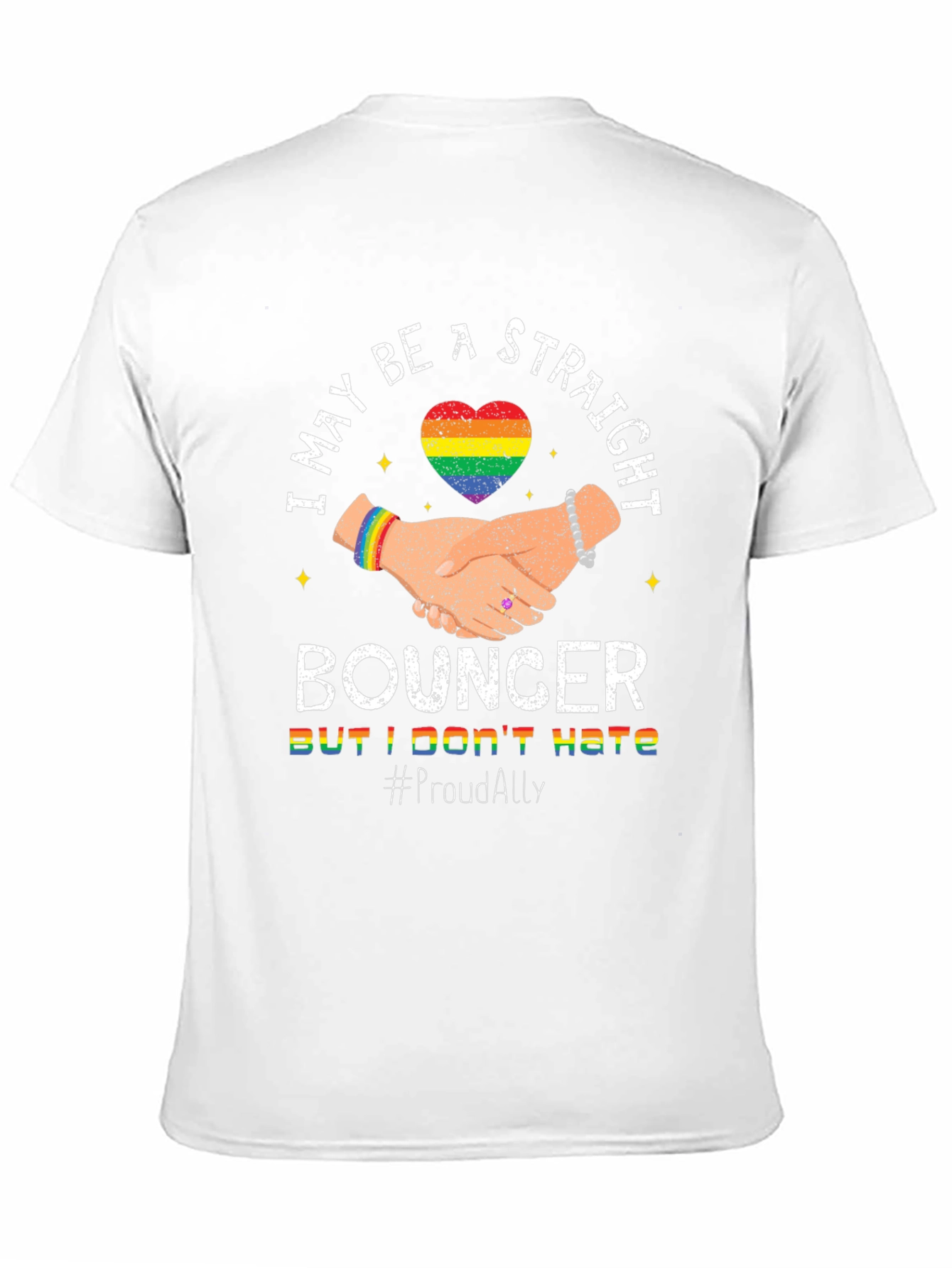 Straight Bouncer Proud Ally T-Shirt