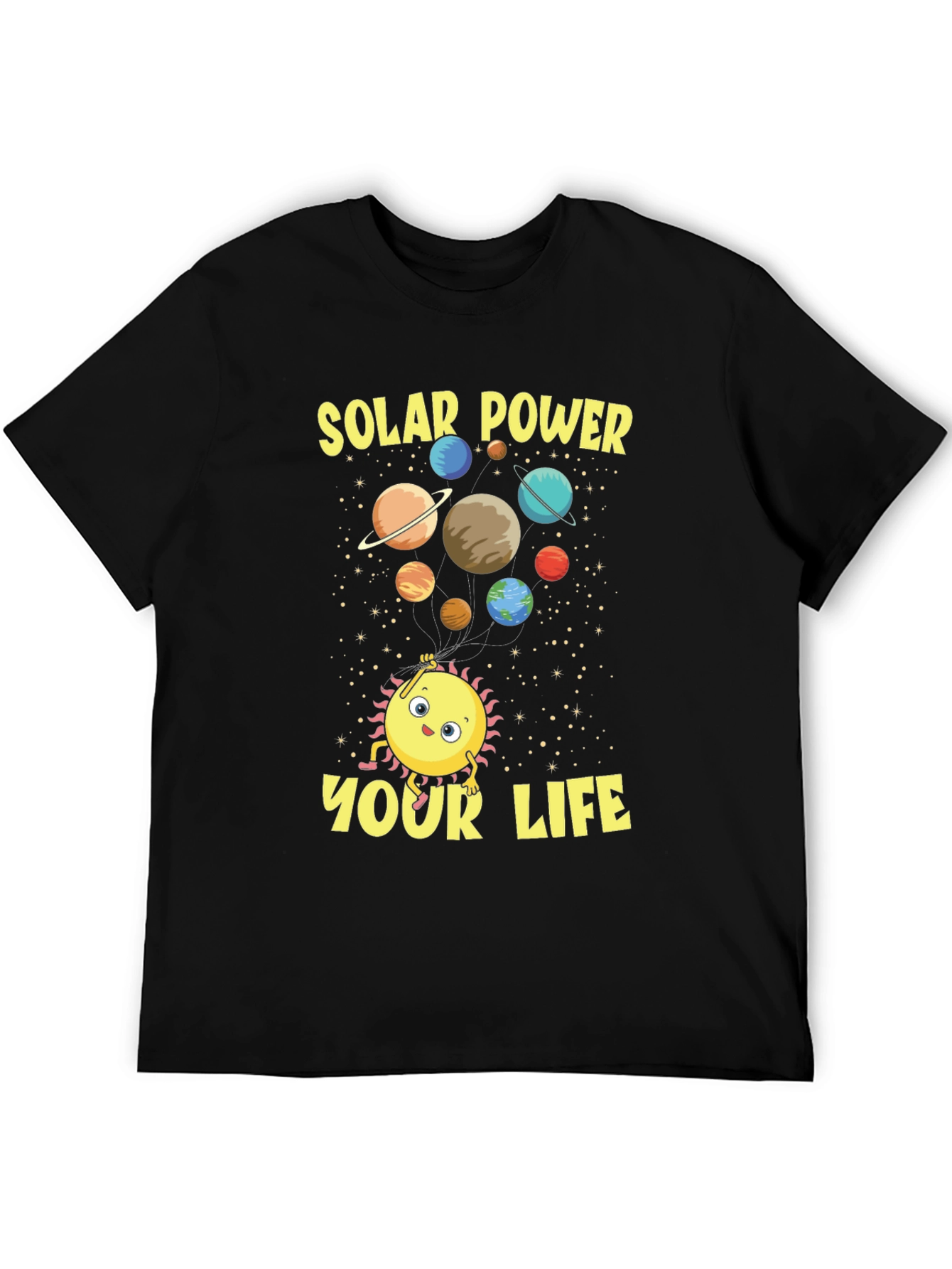 Solar Power Your Life Graphic T-Shirt
